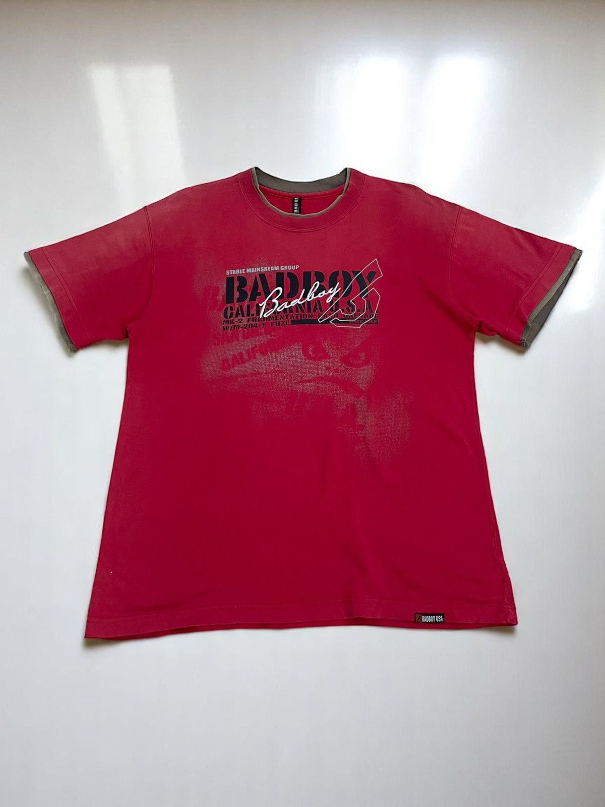 20471120 × If Six Was Nine × Japanese Brand Bad Boy Brand Certificate Life Poem Faded Layer Tee Size US L / EU 52-54 / 3 - 1 Thumbnail