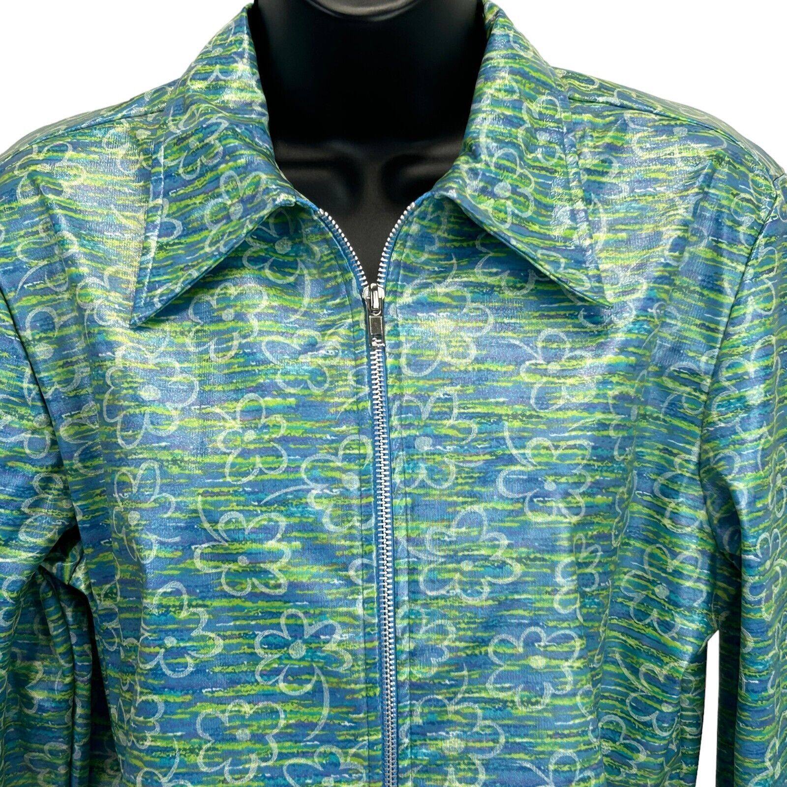 Vintage Vintage 90s 5-7-9 Cropped Rain Jacket Green 579 Juniors M Size M / US 6-8 / IT 42-44 - 3 Thumbnail