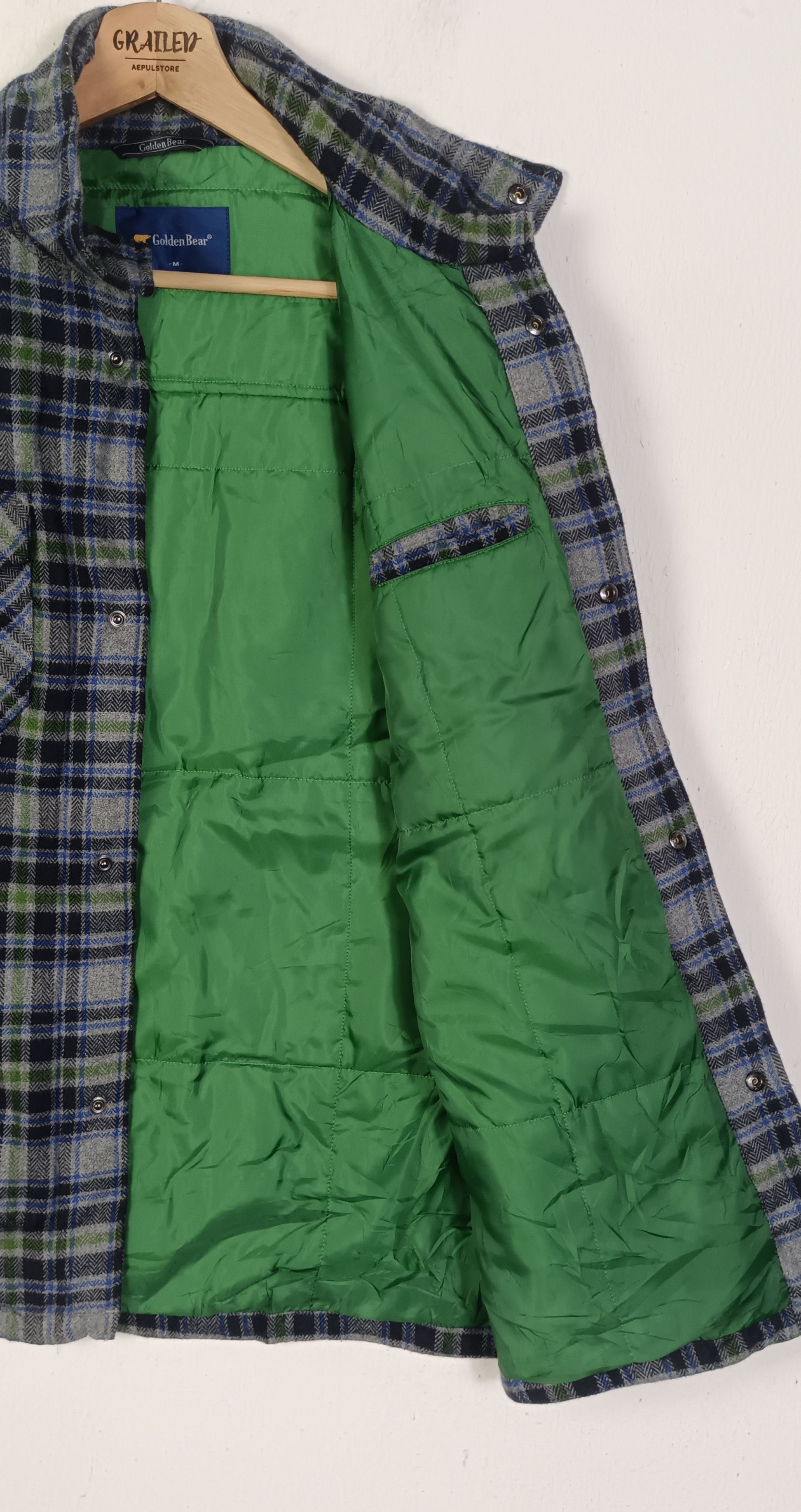 Golden Bear Vintage 90s🔥 Golden Bear Flannel Shirt Jacket Size US M / EU 48-50 / 2 - 12 Thumbnail