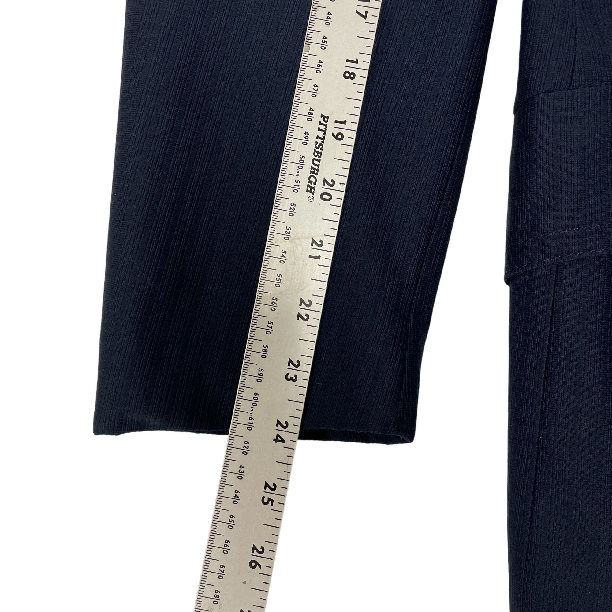 Other Vtg BESPOKE Sport Coat Blue SHARKSKIN Disco Leisure Jacket Size 38R - 8 Thumbnail
