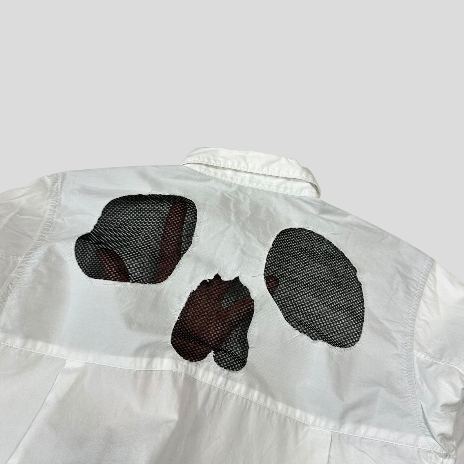 Comme des Garcons CDG Homme Plus x 10-Corso-Come 2010 Mesh Back Shirt - XS Size US XS / EU 42 / 0 - 2 Thumbnail
