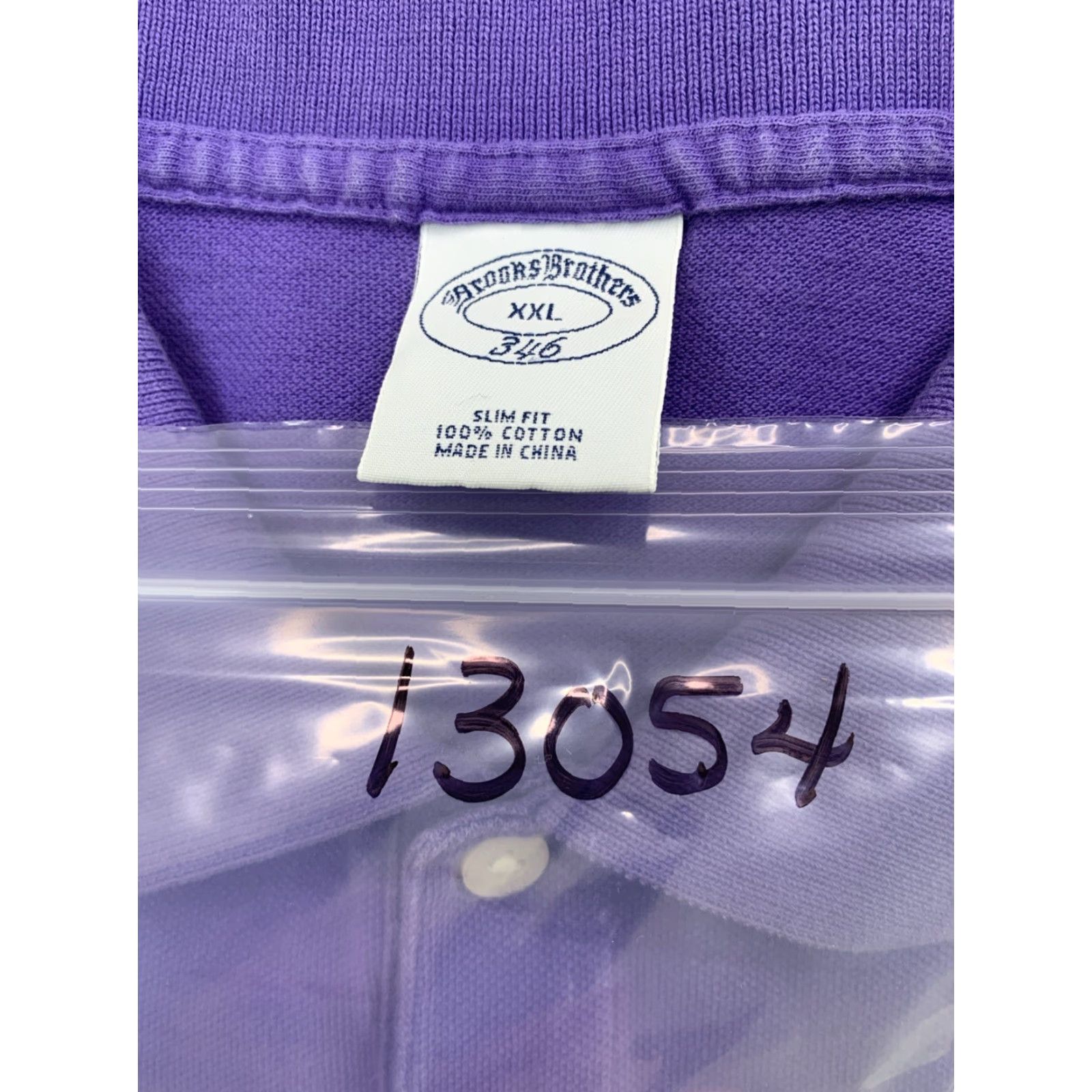 Brooks Brothers VINTAGE Brooks Brothers 346 Slim Fit Cotton Purple Polo Shirt Mens XXL Size US XXL / EU 58 / 5 - 7 Thumbnail