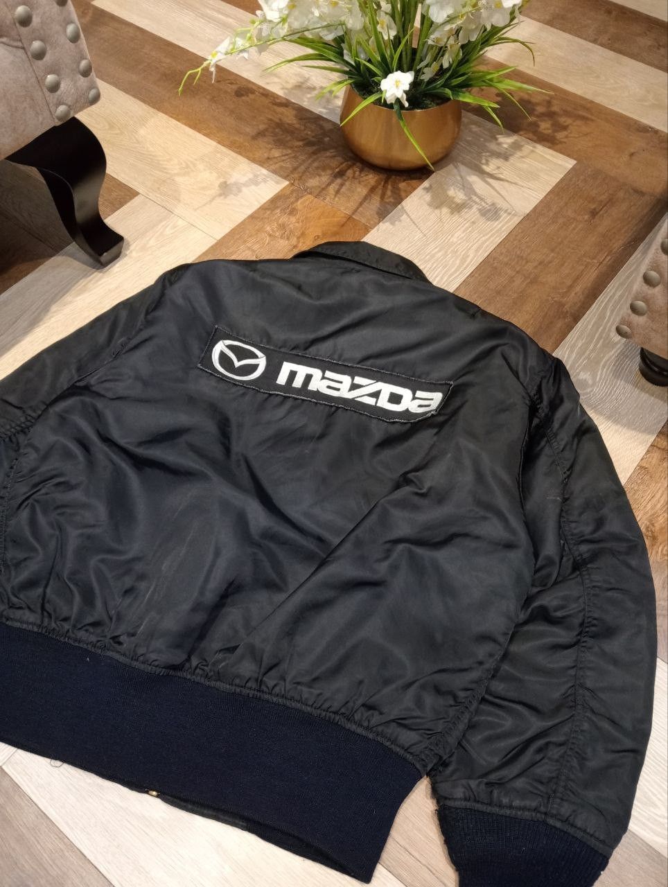 Vintage VINTAGE MAZDA RACING TEAM BOMBER JACKET Size US L / EU 52-54 / 3 - 13 Thumbnail