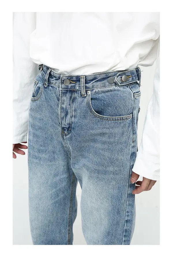 Japanese Brand Mikami x Mint Simple loose casual straight washed jeans Size US 32 / EU 48 - 5 Thumbnail
