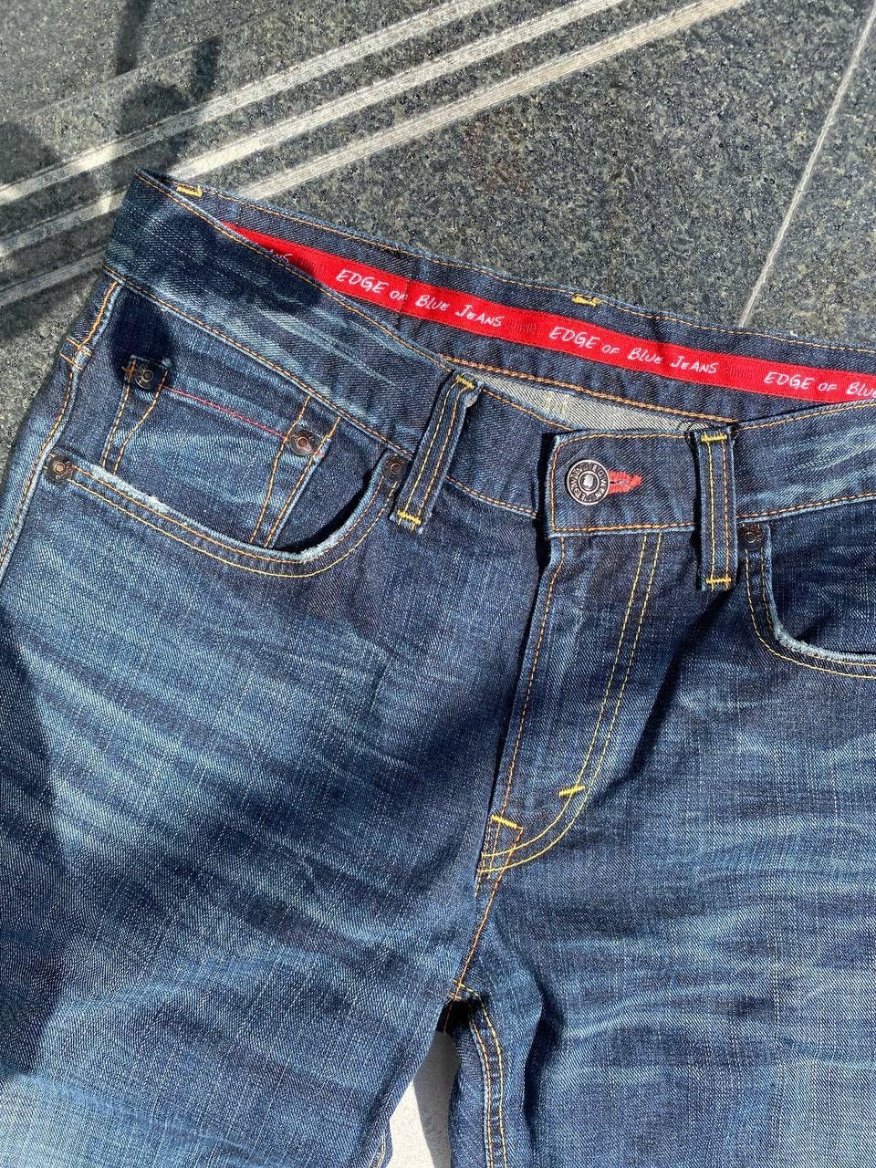 Edwin × Vintage 90's EDWIN RARE MADE IN JAPAN Y2K BAGGY JEANS POCKET LOGO Size US 33 - 8 Thumbnail