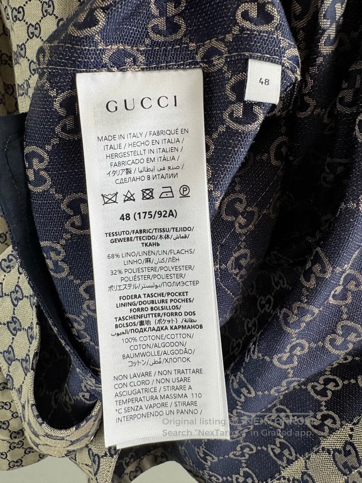 Gucci Gucci New Brown Double G Jacket. Size US M / EU 48-50 / 2 - 5 Thumbnail