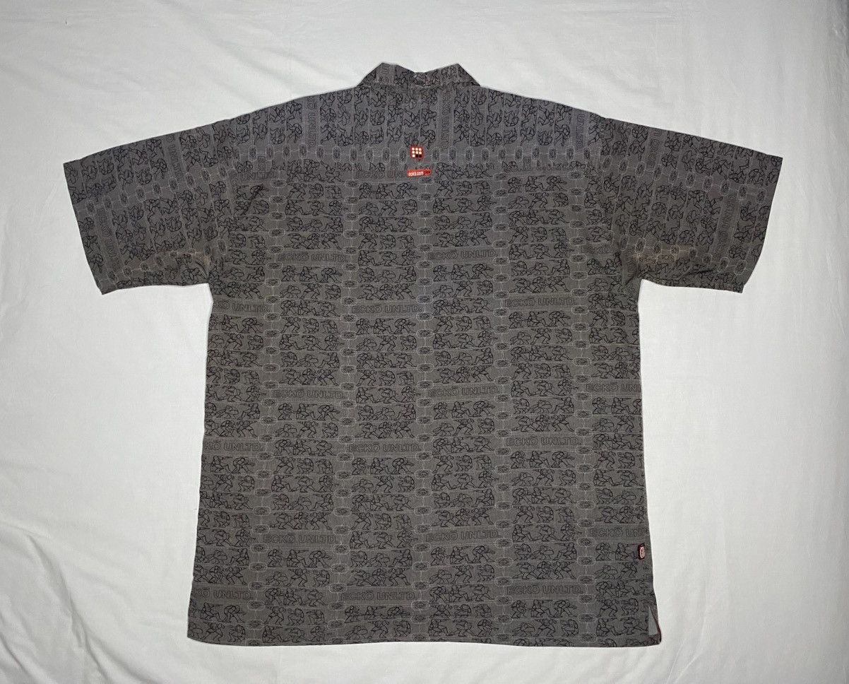 Ecko Unltd. Y2k Ecko Unltd. Marc Vintage Silver Surfer AOP Button Shirt Size US XL / EU 56 / 4 - 4 Thumbnail