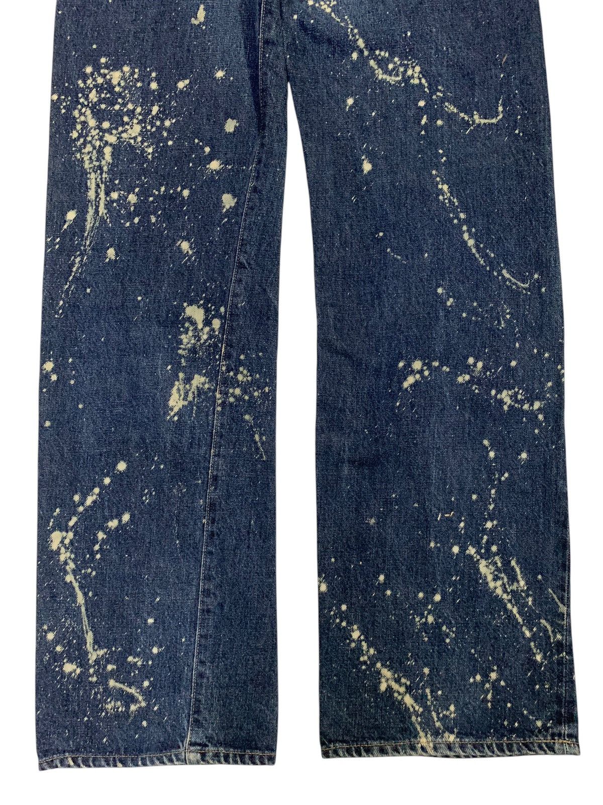 Kapital JOHNBULL BUTTON FLY SELVEDGE DISTRESSED DENIM Size US 28 / EU 44 - 9 Thumbnail