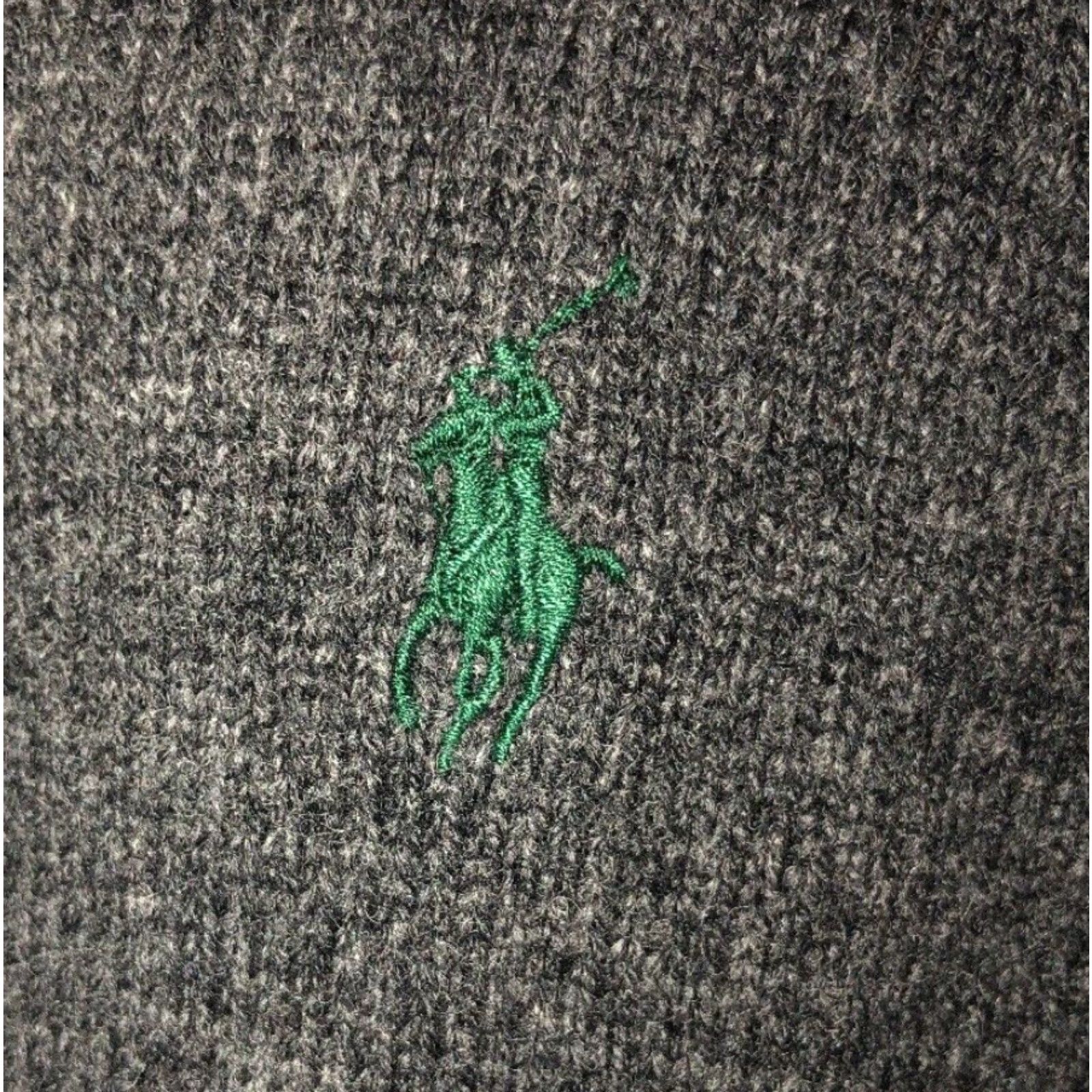 Polo Ralph Lauren Polo Ralph Lauren Lambswool V-Neck Sweater Adult XL Gray Mens Size US XL / EU 56 / 4 - 3 Thumbnail