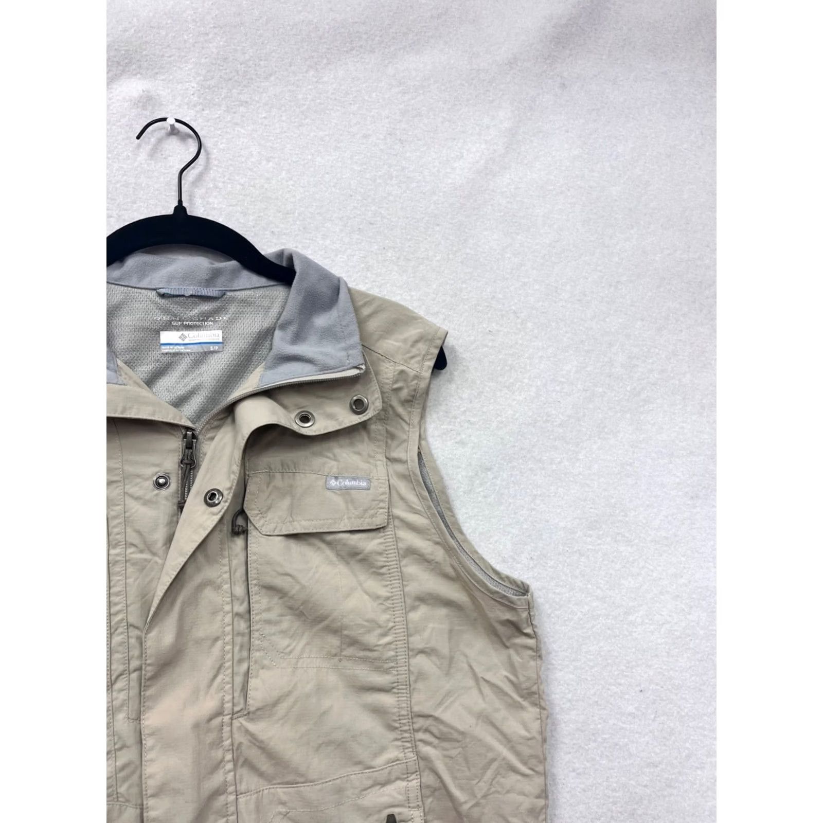 Vintage Columbia Vest Beige Lightweight Sun Protection Windbreaker S Mens Size US S / EU 44-46 / 1 - 5 Thumbnail