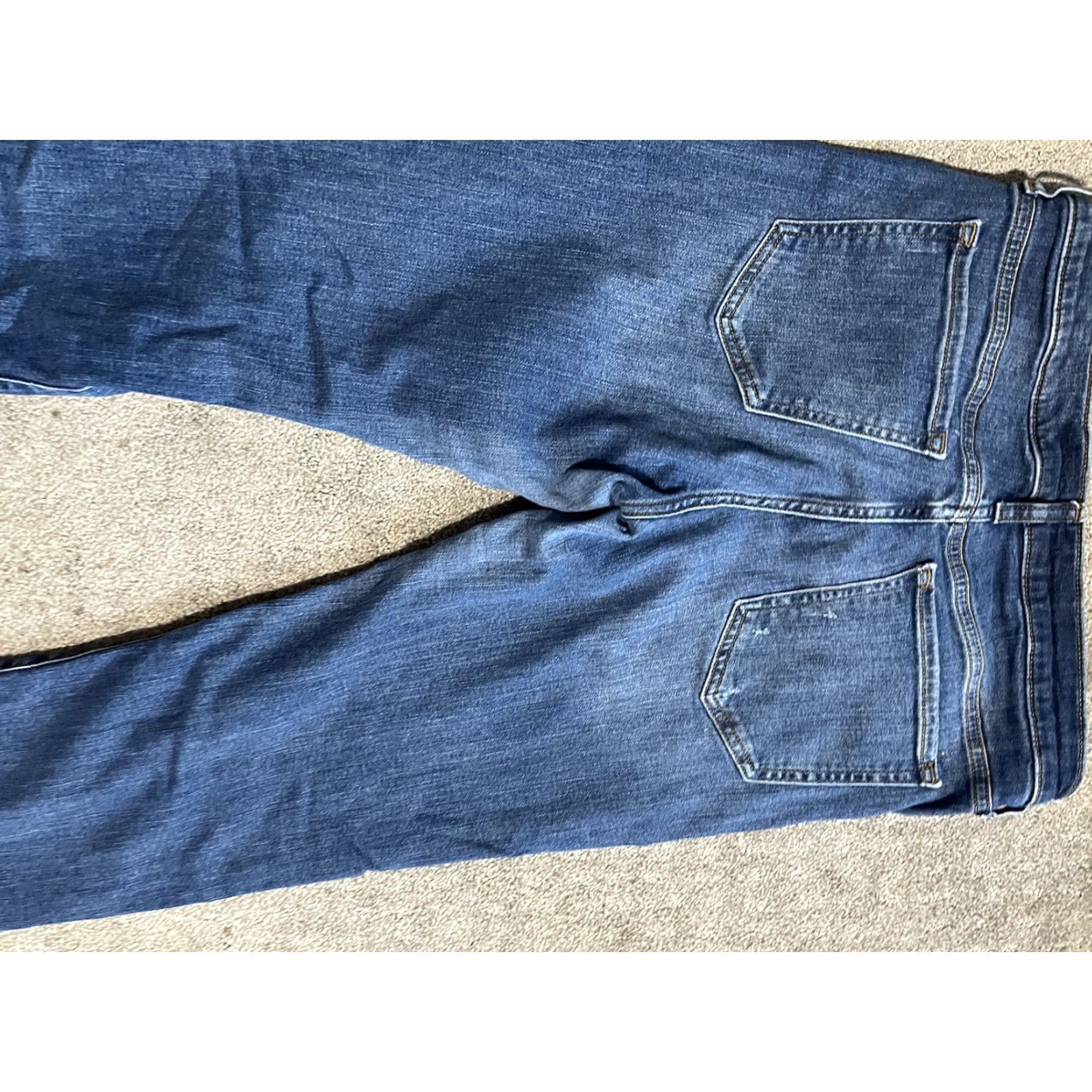 Banana Republic Banana Republic Jeans Womens 29 Blue Girlfriend Distressed Jeans Size 29" - 4 Thumbnail