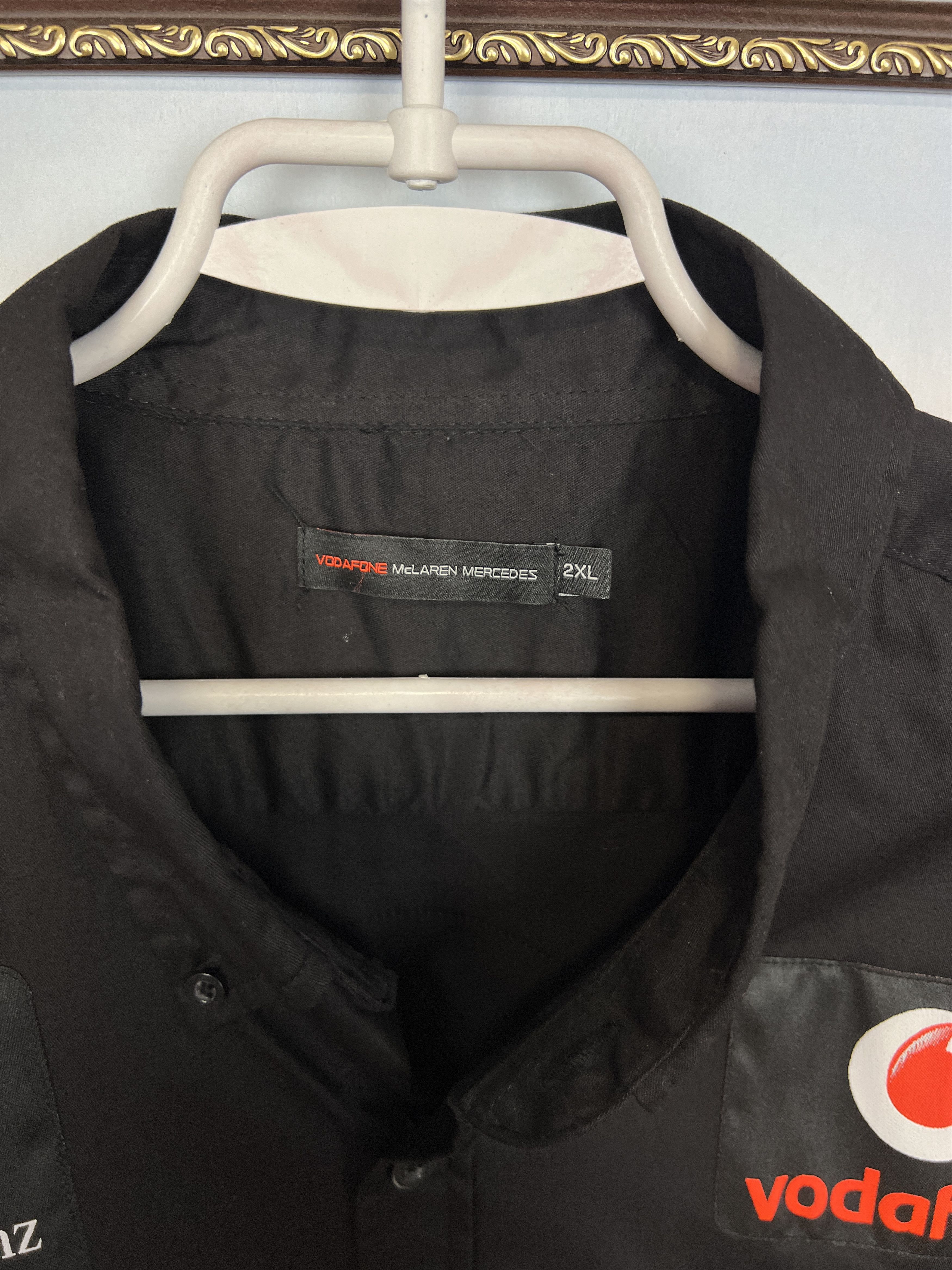 Vintage Mclaren Mercedes Formula 1 Vodafone Racing Jersey Tee Size US XXL / EU 58 / 5 - 10 Thumbnail