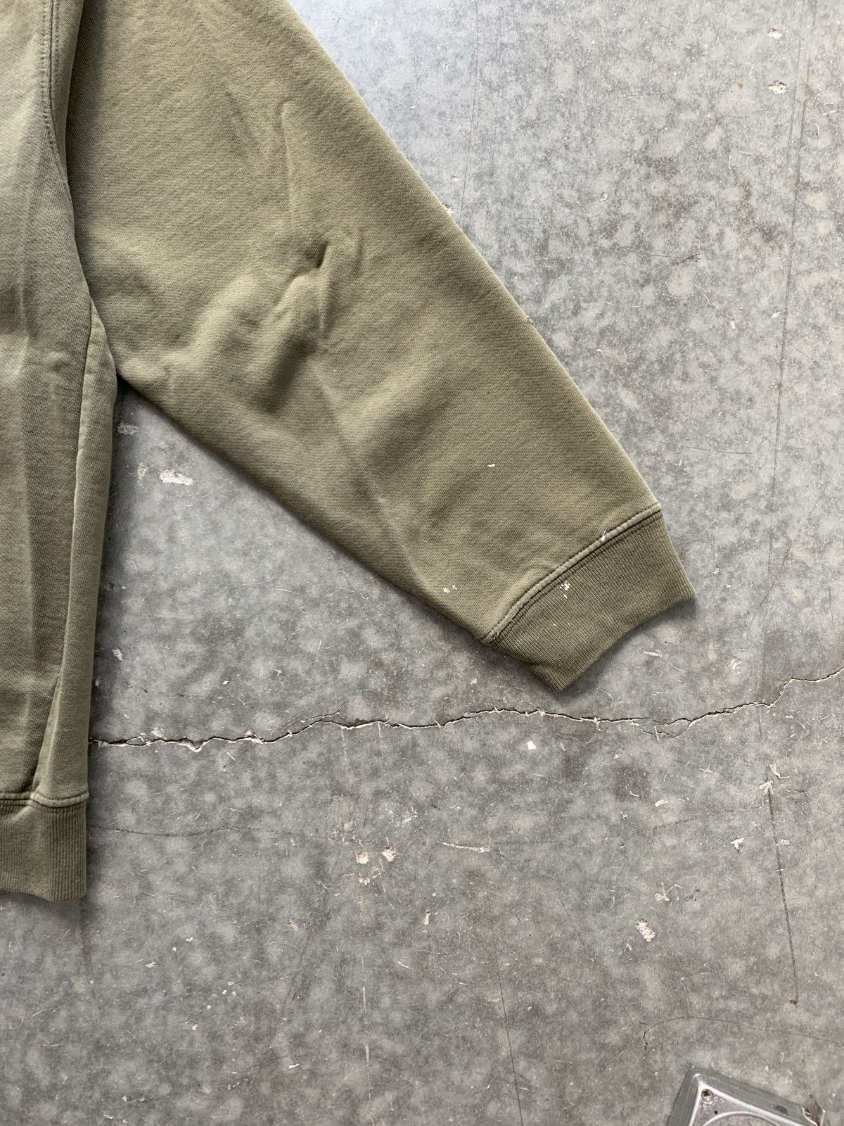 Lands' End × Vintage Crazy Vintage 90s Faded Olive Painter Sweatshirt Boxy Fit Size US XL / EU 56 / 4 - 11 Thumbnail