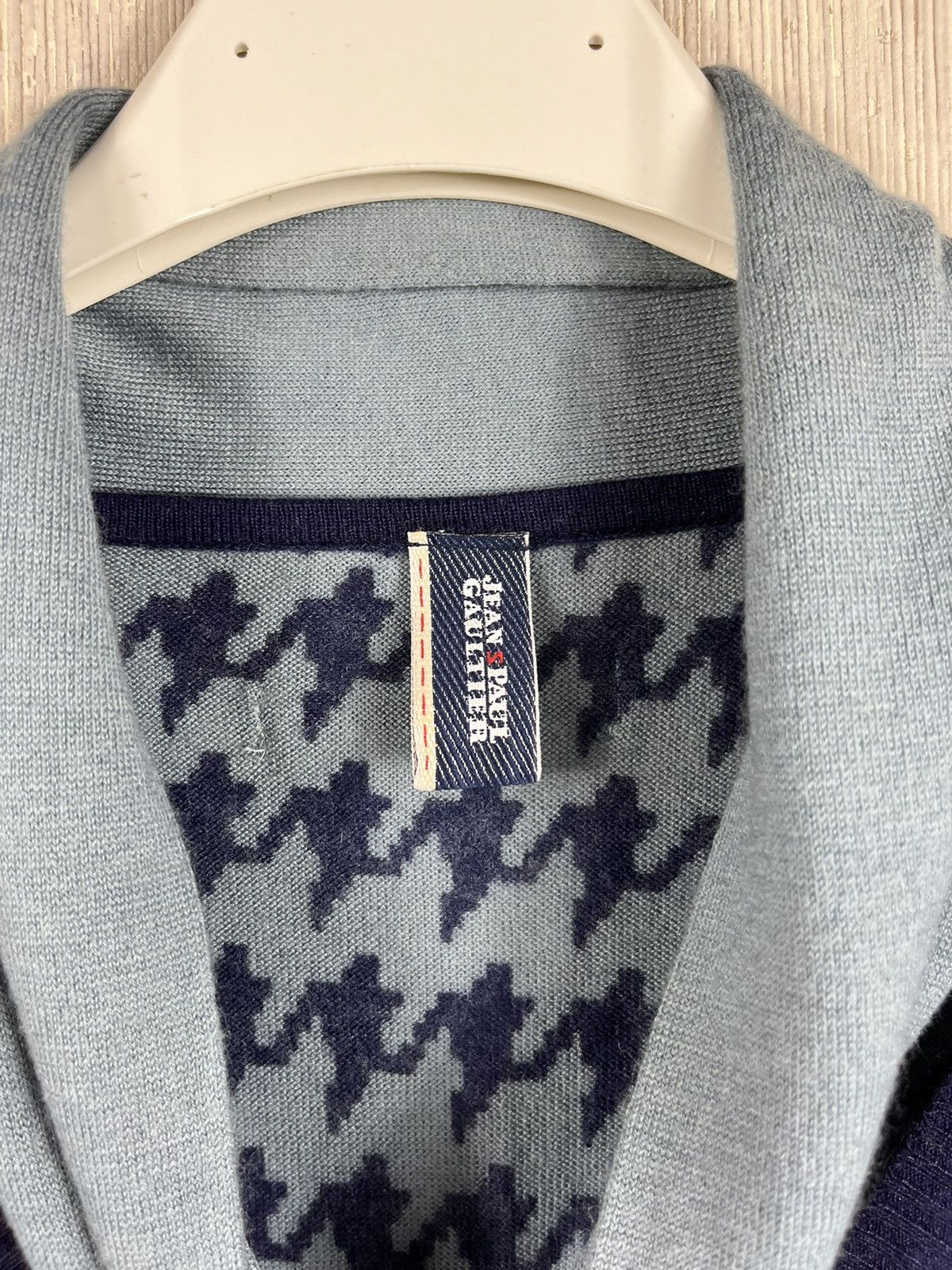 Jean Paul Gaultier × Vintage Jean Paul Gaultier jeans JPG houndstooth cashmere wool dress Size L / US 10 / IT 46 - 15 Thumbnail