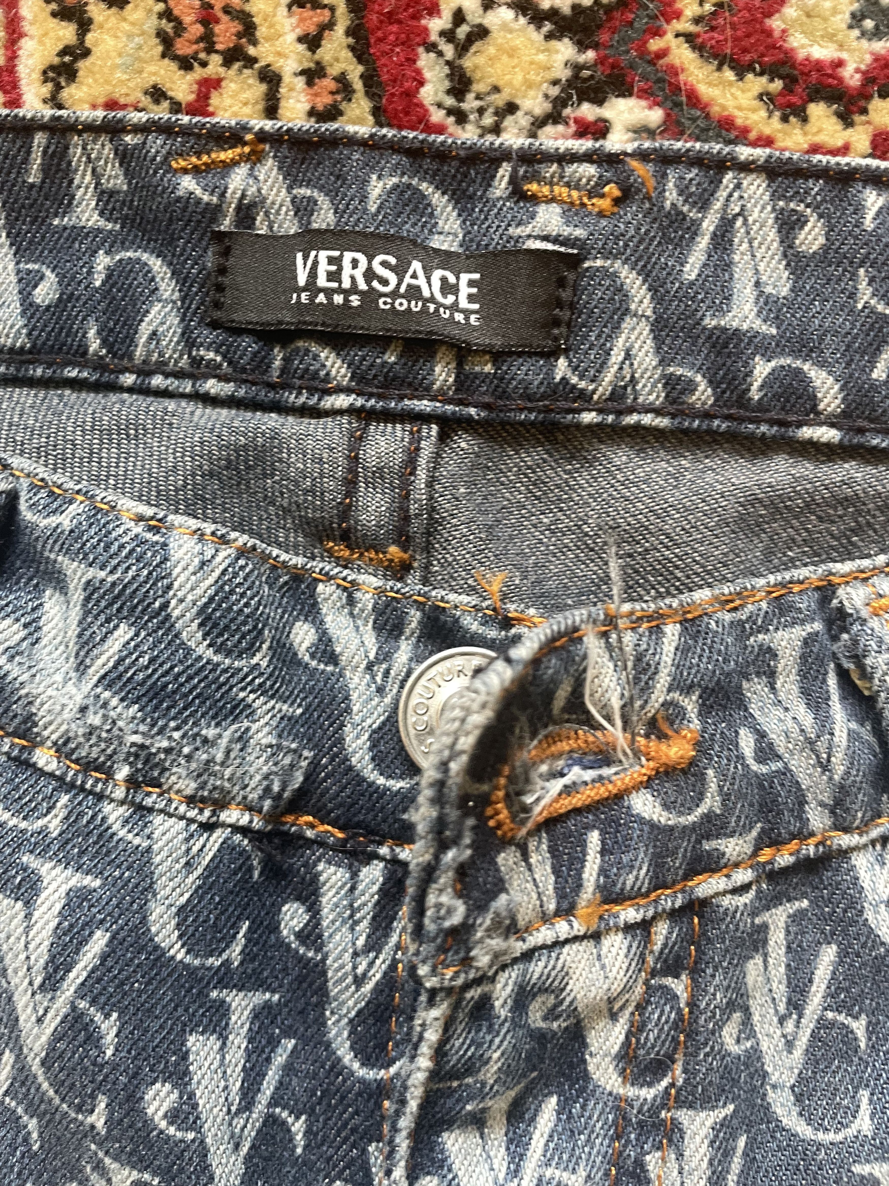Versace Jeans Couture Versace Jeans Couture Printed Skinny Jeans Size 27" / US 4 / IT 40 - 3 Thumbnail