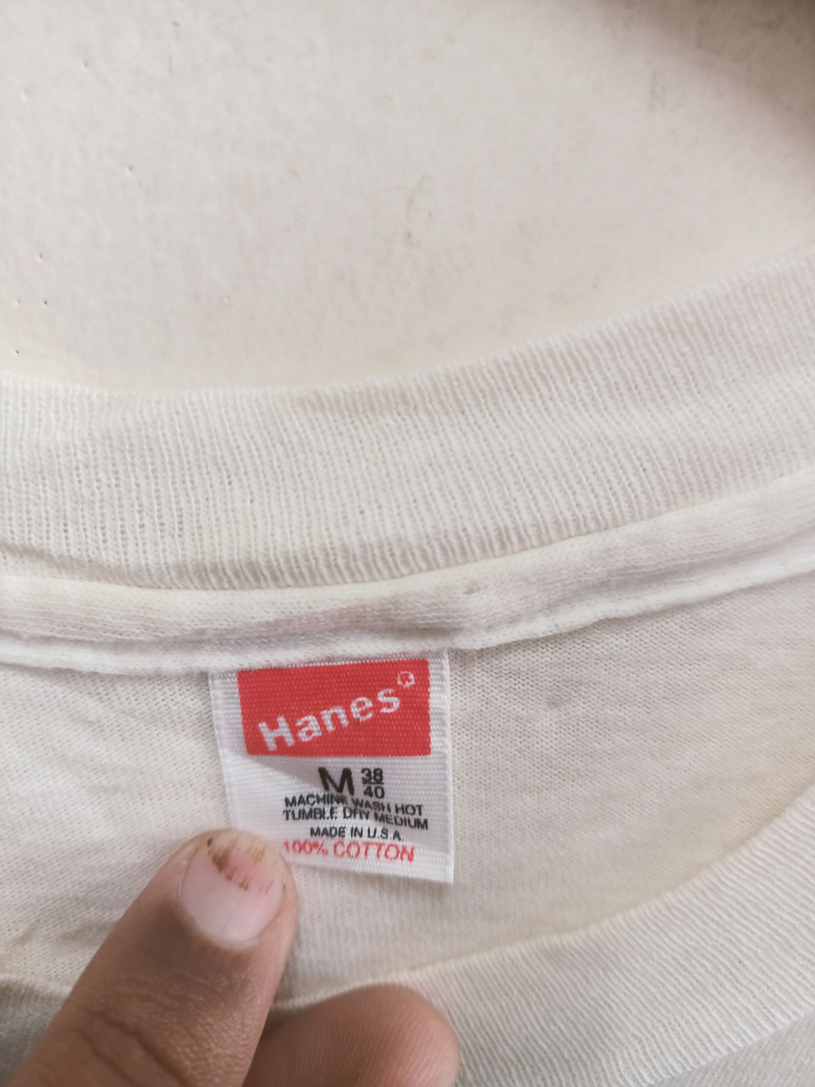 Hanes Vintage Rare Surfing t-shirt by Hanes Made in Usa Size US M / EU 48-50 / 2 - 2 Thumbnail