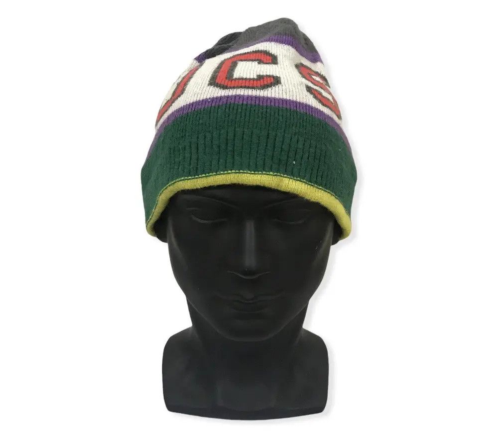 Japanese Brand × Vintage Japanese Brand Stripe Design Beanie Hat Size ONE SIZE - 2 Thumbnail