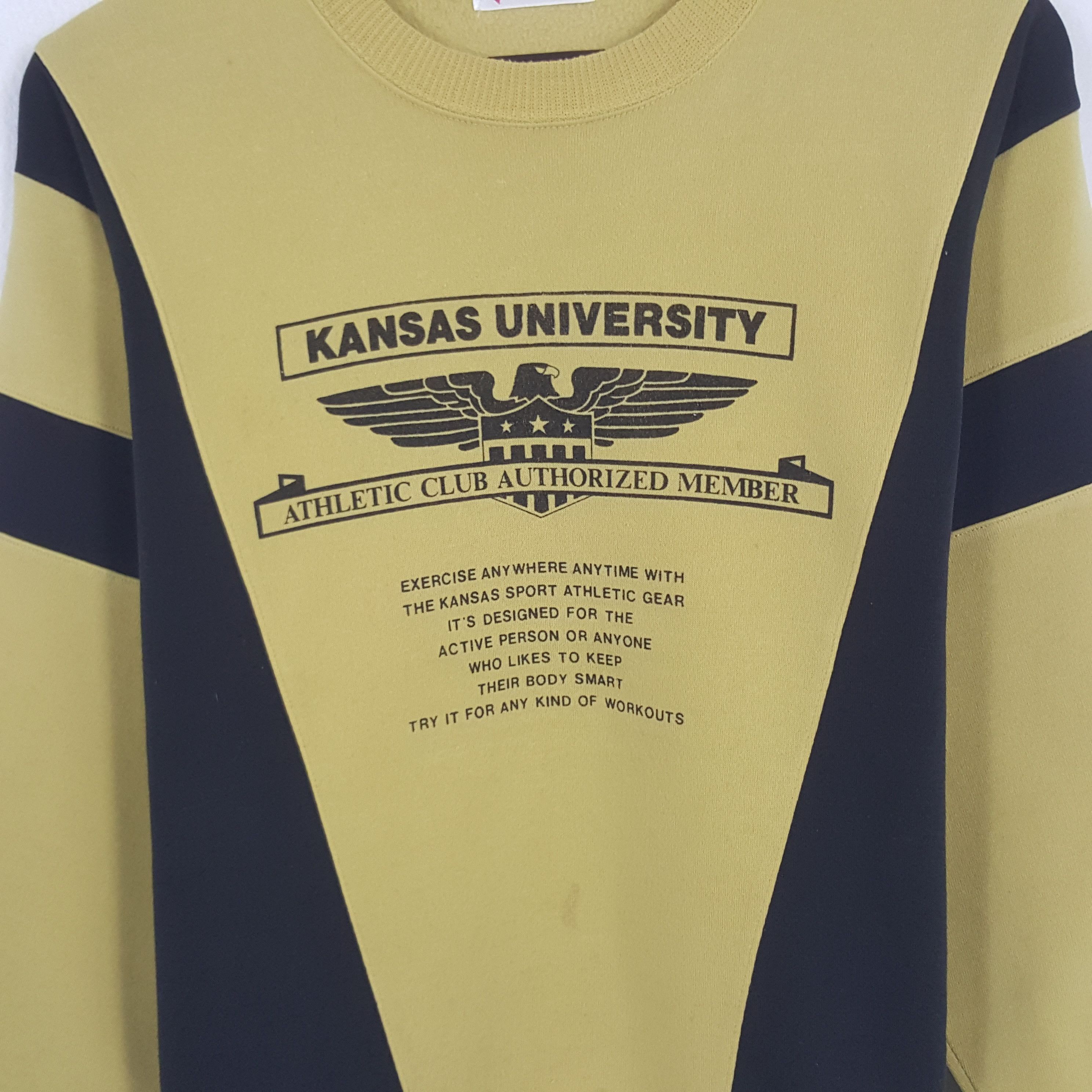 Vintage Vintage Kansas University Sweatshirt Size US M / EU 48-50 / 2 - 2 Thumbnail