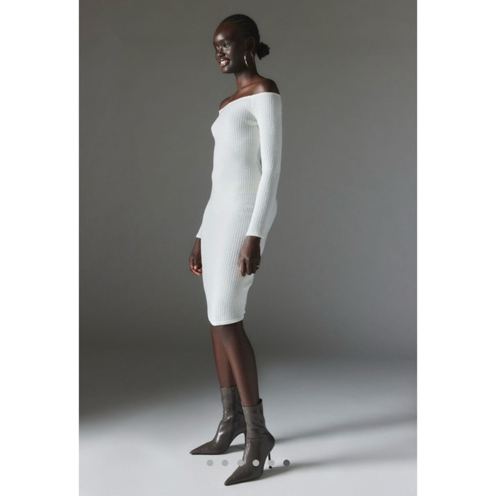 Urban Outfitters Urban Outfitters Silence + Noise Cookie Cozy Midi Dress S Size S / US 4 / IT 40 - 14 Thumbnail