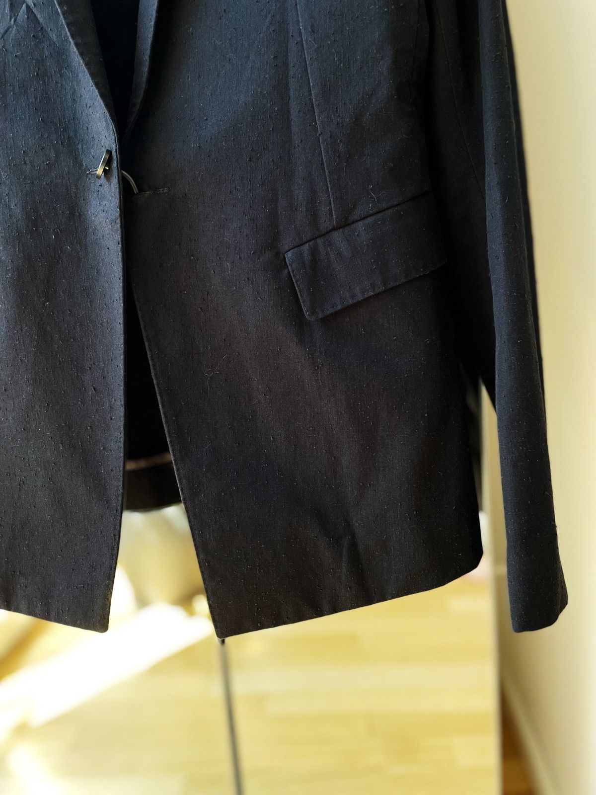 Boris Bidjan Saberi Boris Bidjan Suit 1 Black Jacket Size 46S - 9 Thumbnail