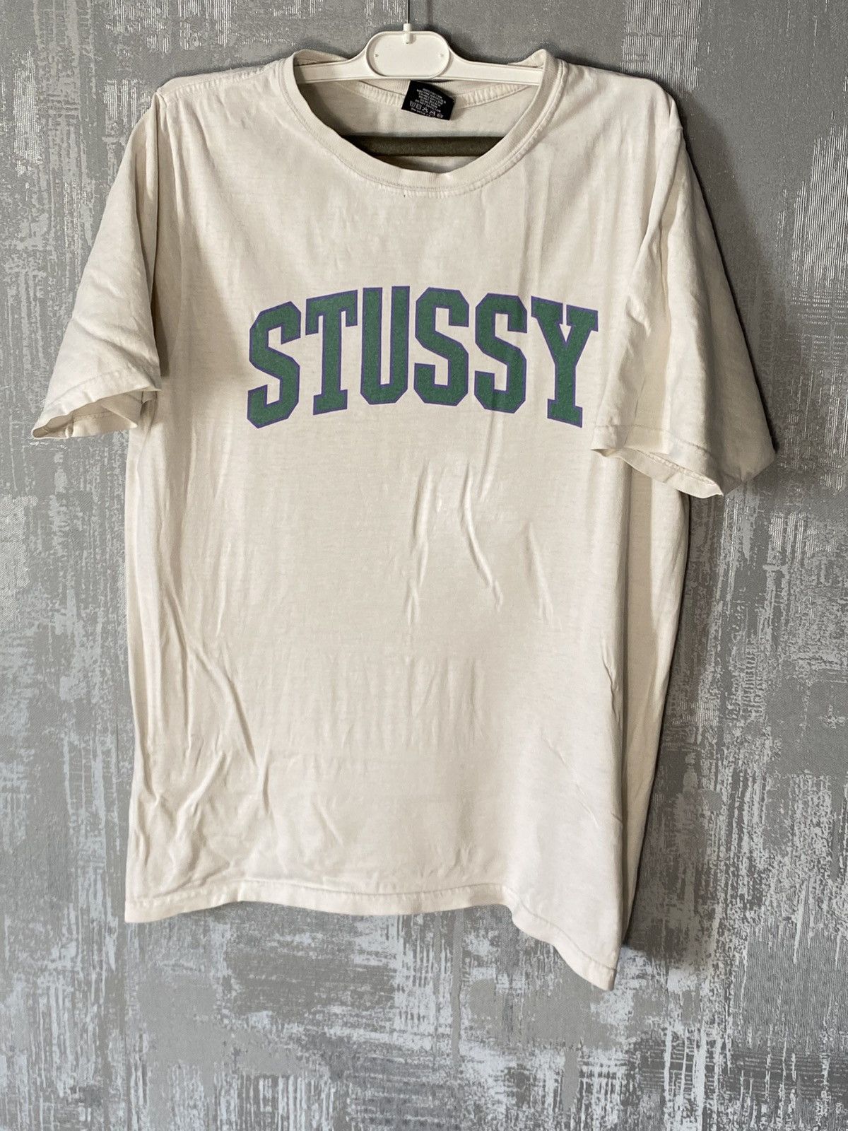 Stussy Vintage Stussy Big LogoT-shirt Hype Drill Brand Size US M / EU 48-50 / 2 - 1 Thumbnail