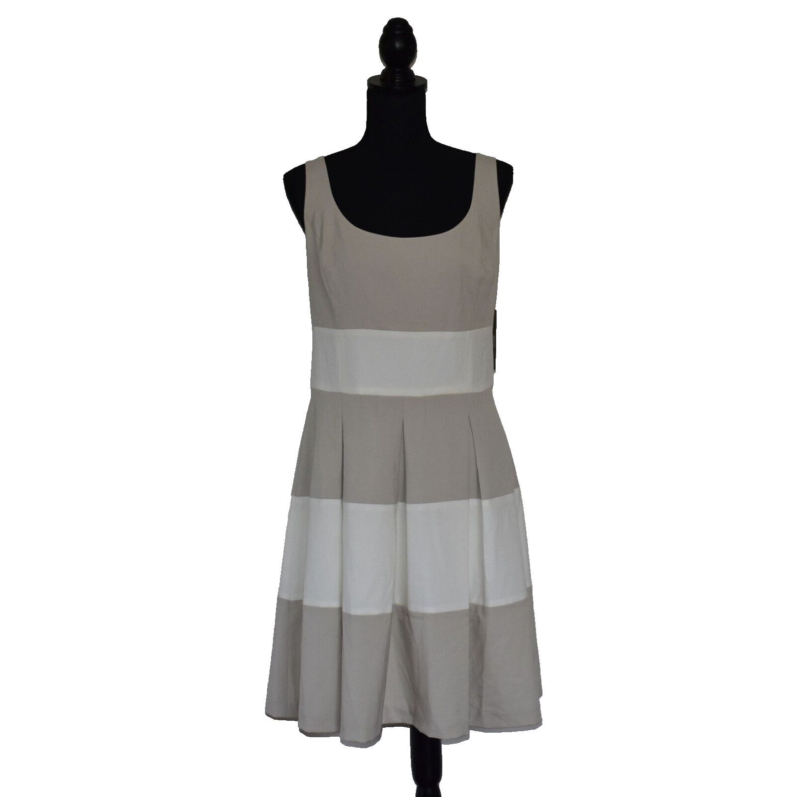 NWT LAUREN RALPH LAUREN Spring Vanila/Ivory Dress Size 14