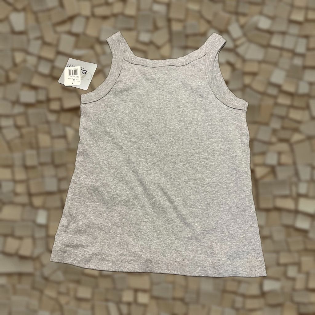 Vintage BUM Tank Top Women's Medium Gray Sleeveless WaIkiki NWT Tank Shirt Casual Modern Regular Size M / US 6-8 / IT 42-44 - 1 Thumbnail
