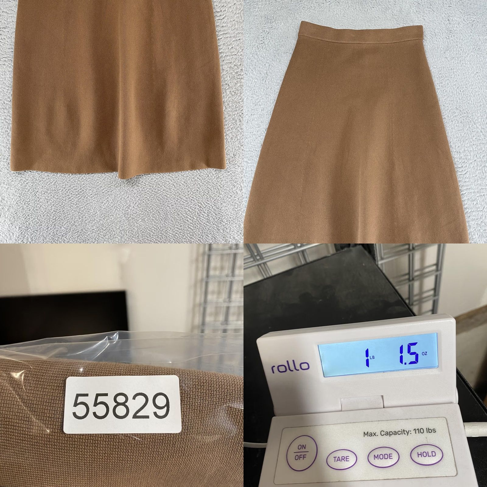 Uniqlo Uniqlo Knit Skirt M Brown A-Line Long Midi Minimalist Capsule Neutral Womens Size 32" / US 10 / IT 46 - 8 Thumbnail