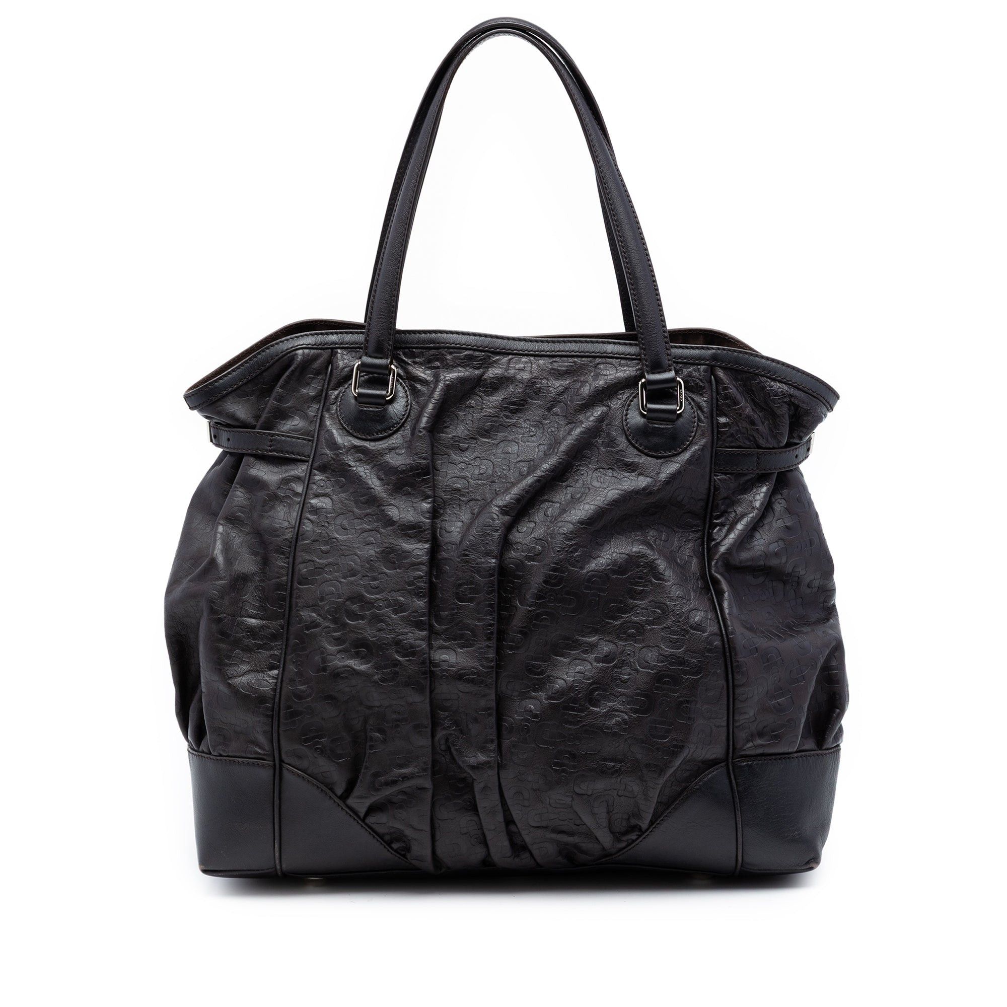 Gucci Embossed Leather Horsebit Full Moon Tote Size ONE SIZE - 1 Thumbnail