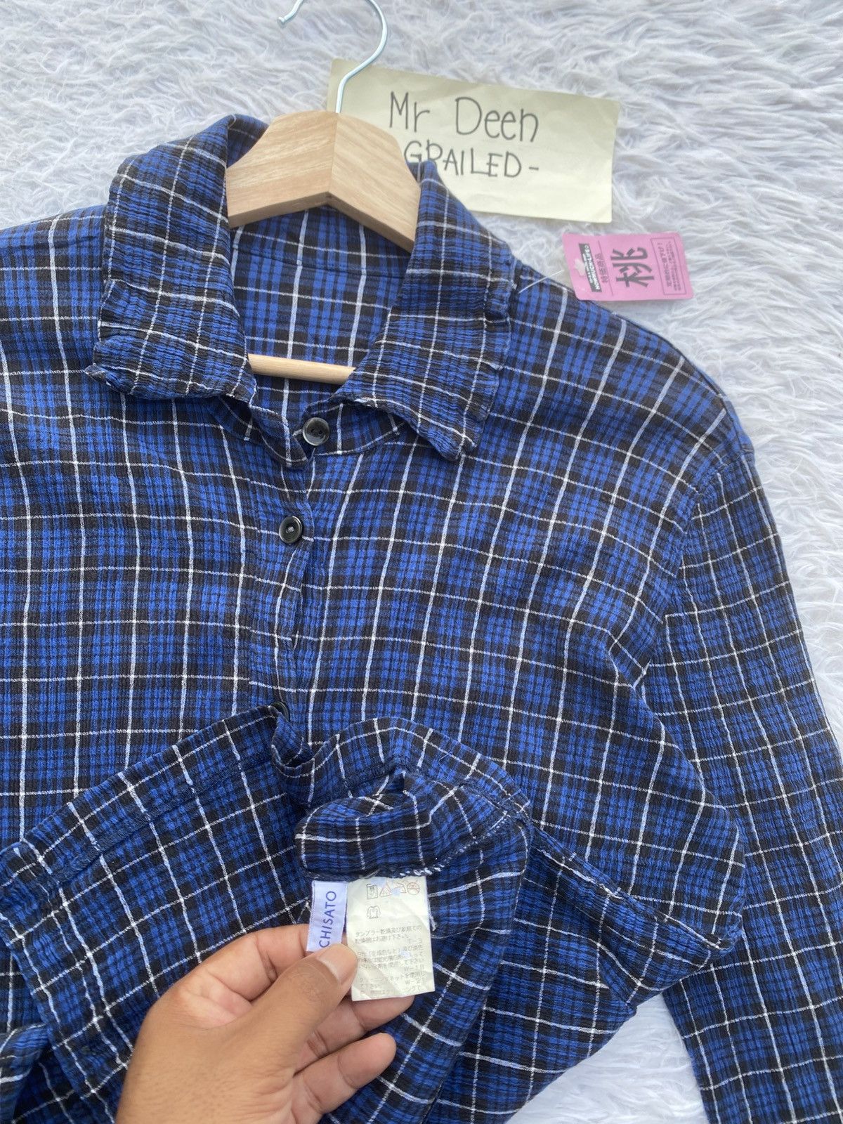 Tsumori Chisato Rare Vintage Tsumori Chisato by Issey Miyake Checkered Shirt Size US M / EU 48-50 / 2 - 7 Thumbnail