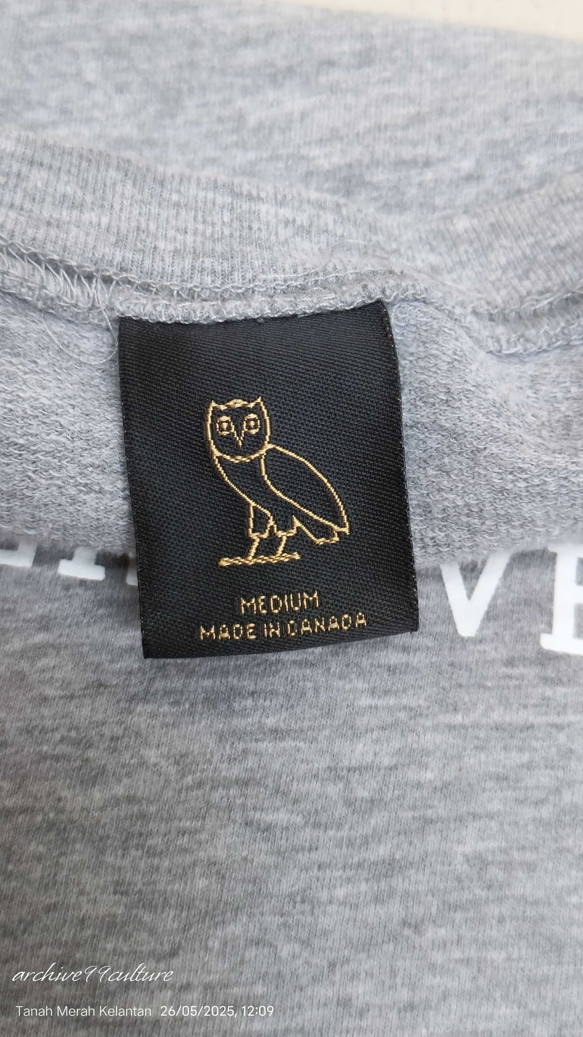 Drake OVO Spell out early label raglan style baseball shirt Size US M / EU 48-50 / 2 - 3 Thumbnail