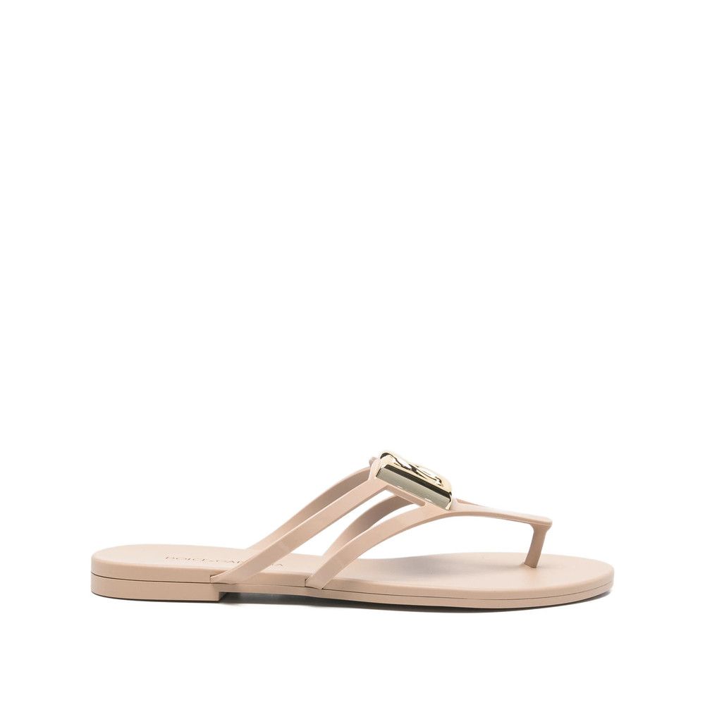 Dolce & Gabbana Dolce & Gabbana NEUTRALS Flip-Flops & Slides Size US 6 / IT 36 - 1 Thumbnail