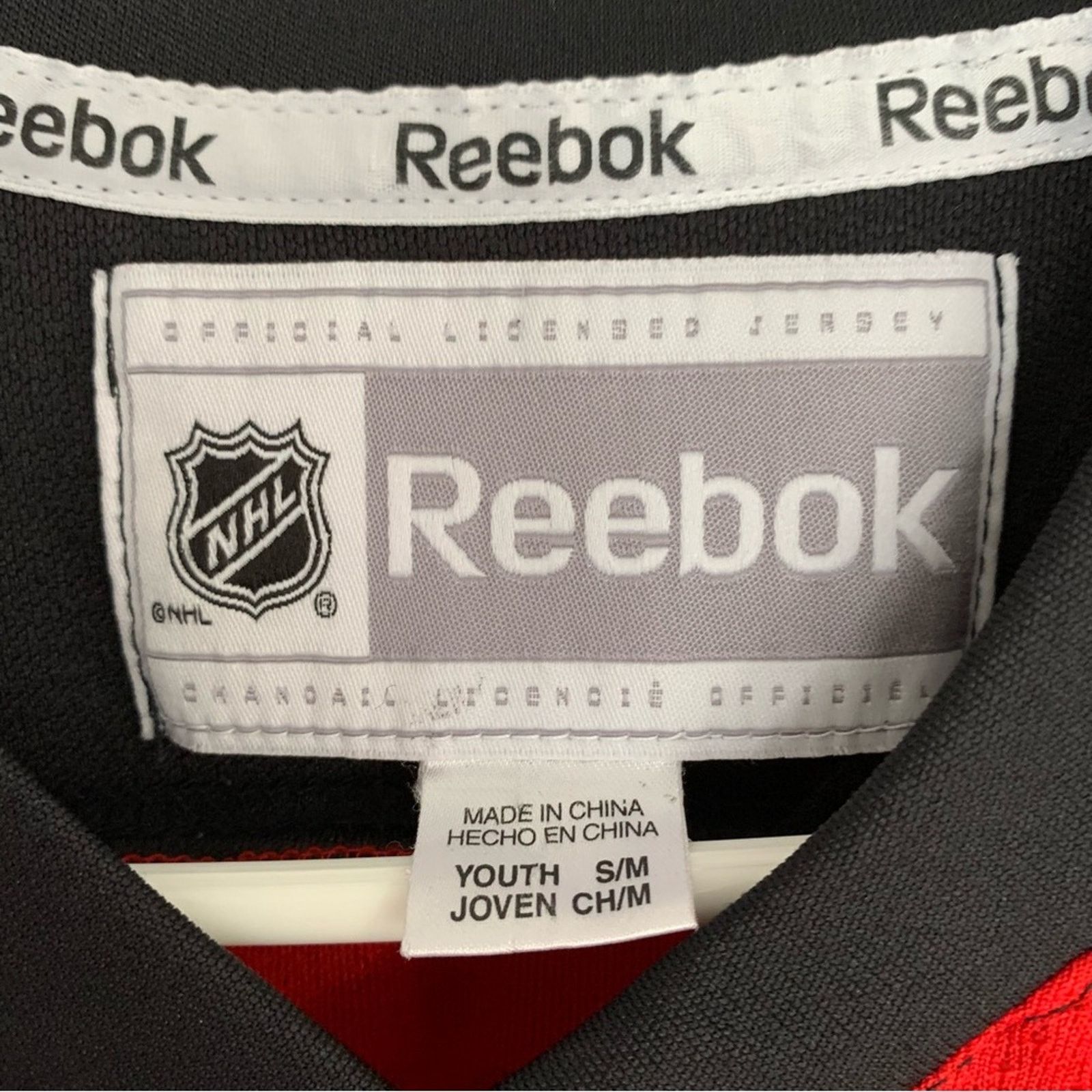 Reebok AUTHENTIC NEW JERSEY DEVILS ZACH PARISE YOUTH JERSEY SZ S/M Size US XXS / EU 40 - 5 Thumbnail
