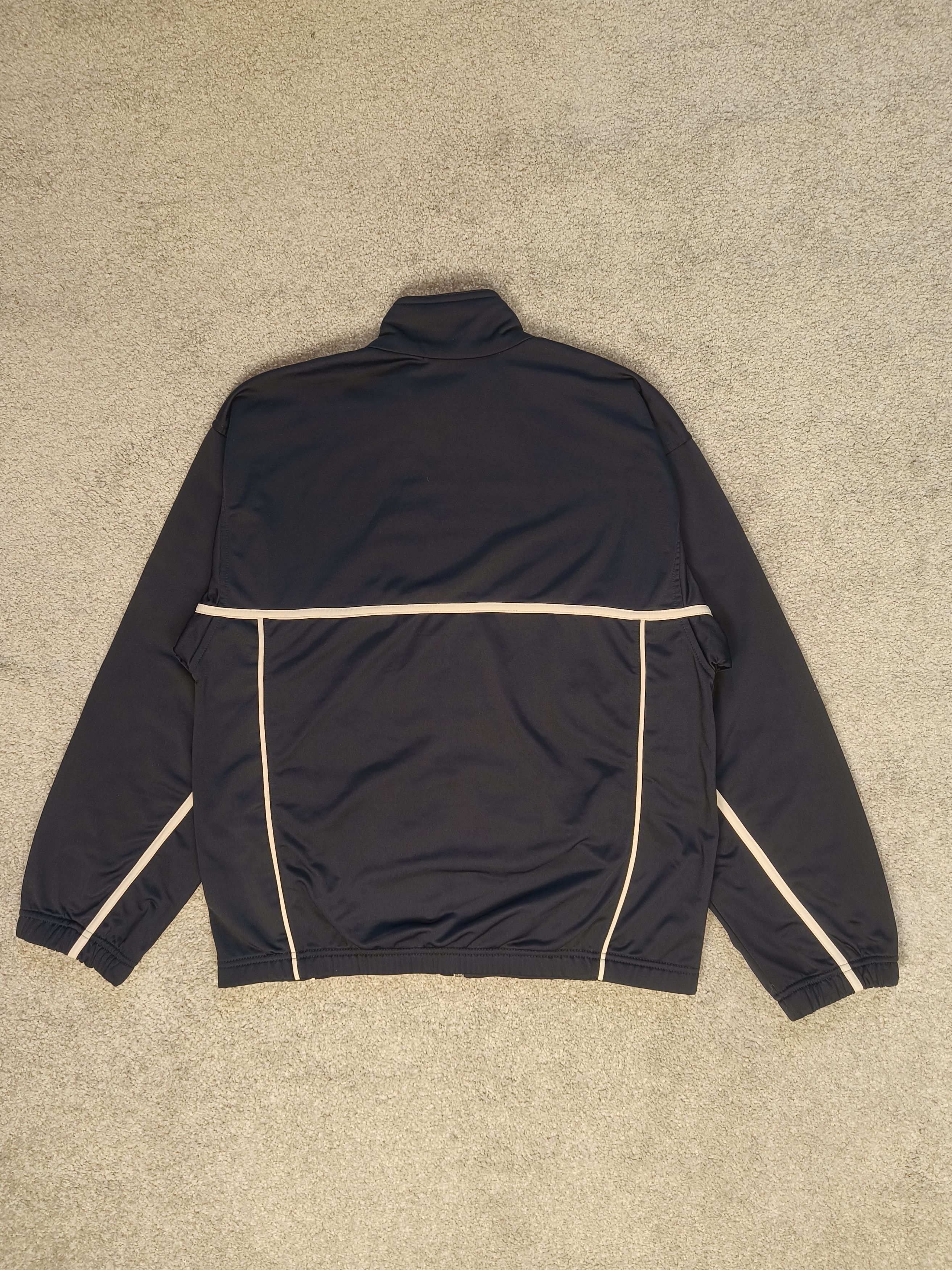 Nike Nike Track Jacket 2000s Y2k Navy Blue White Piping Retro Size US M / EU 48-50 / 2 - 3 Thumbnail