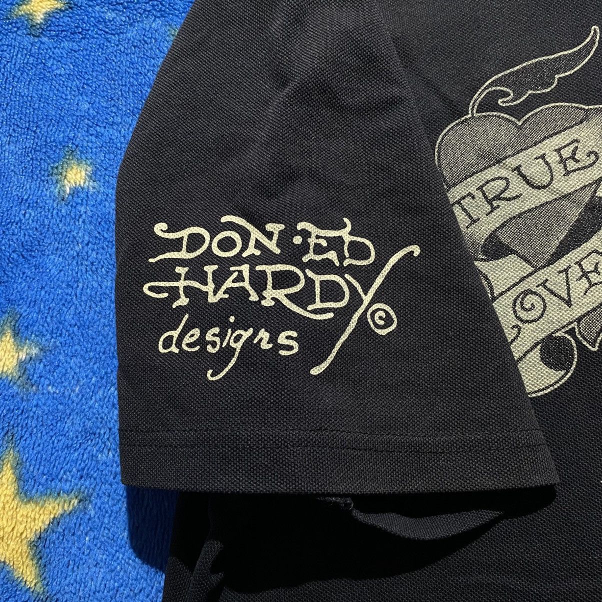 Ed Hardy Y2k Ed Hardy Love Kills Slowly Polo Shirt Size US XL / EU 56 / 4 - 4 Thumbnail