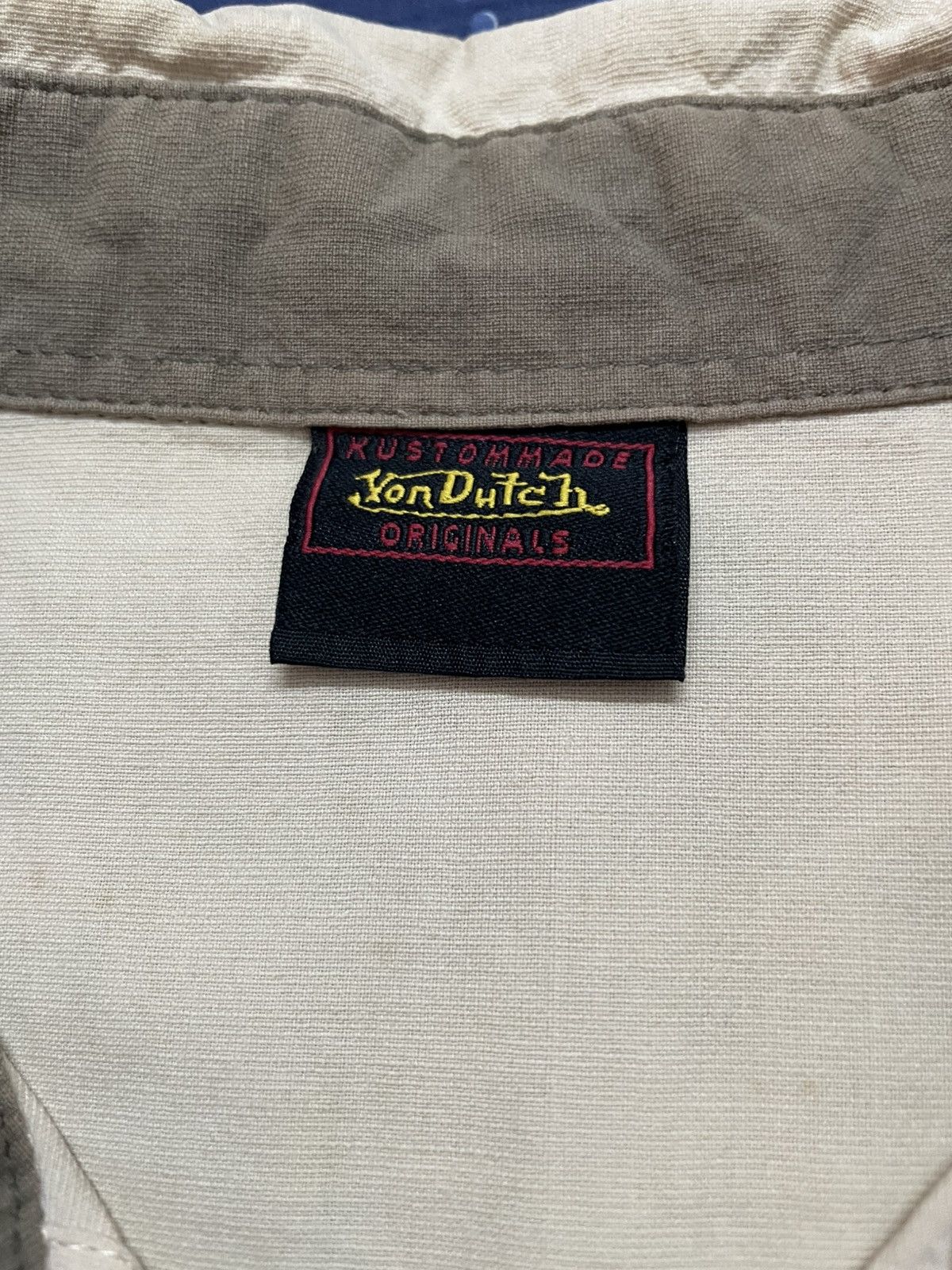 Vintage × Von Dutch Von dutch open collar shirt buttons up Size US M / EU 48-50 / 2 - 6 Thumbnail