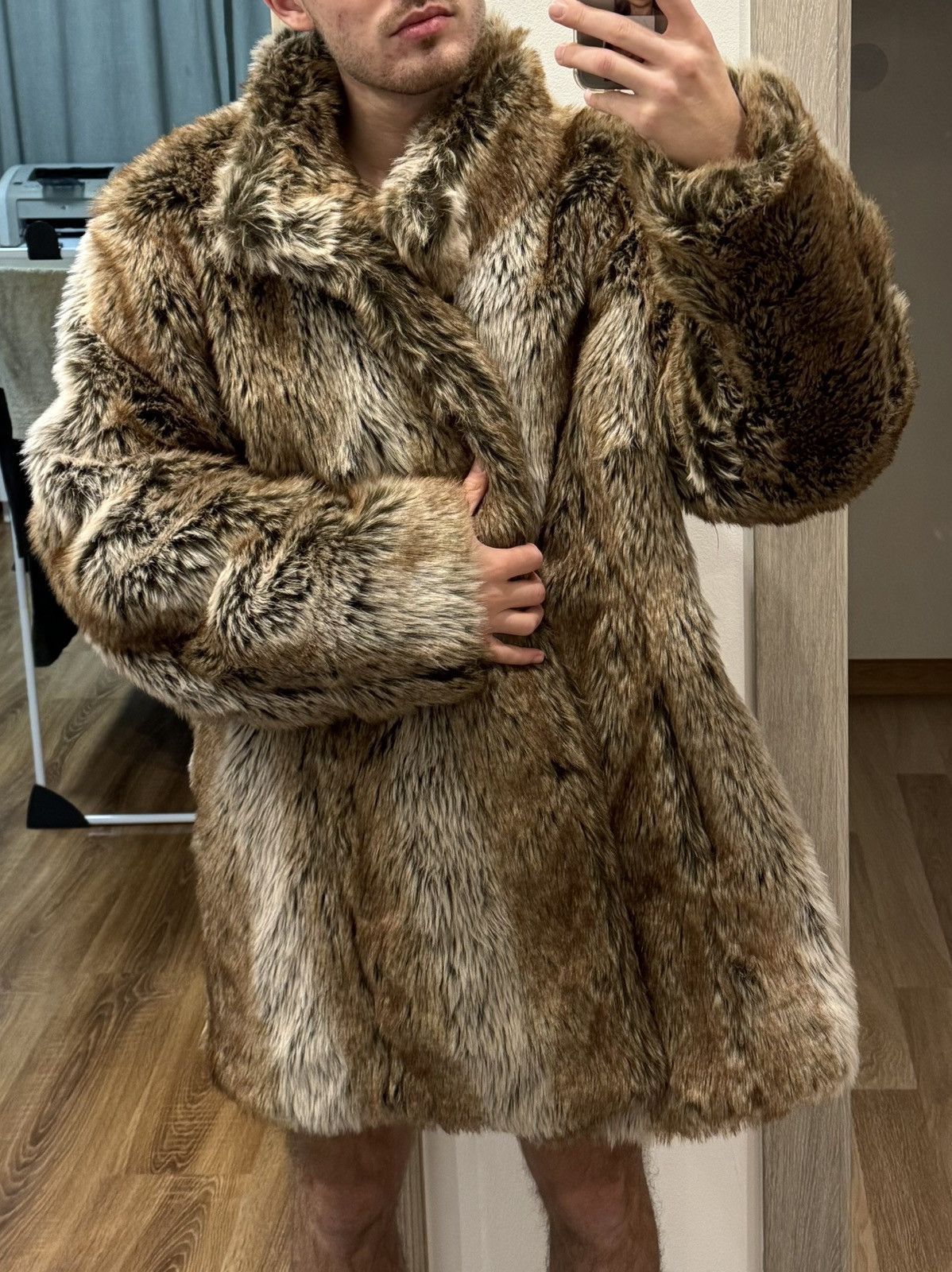 Le Grande Bleu (L.G.B.) Vintage Faux Fur coat avant garde if6was9 l.g.b. hysteric 00 Size L / US 10 / IT 46 - 8 Thumbnail