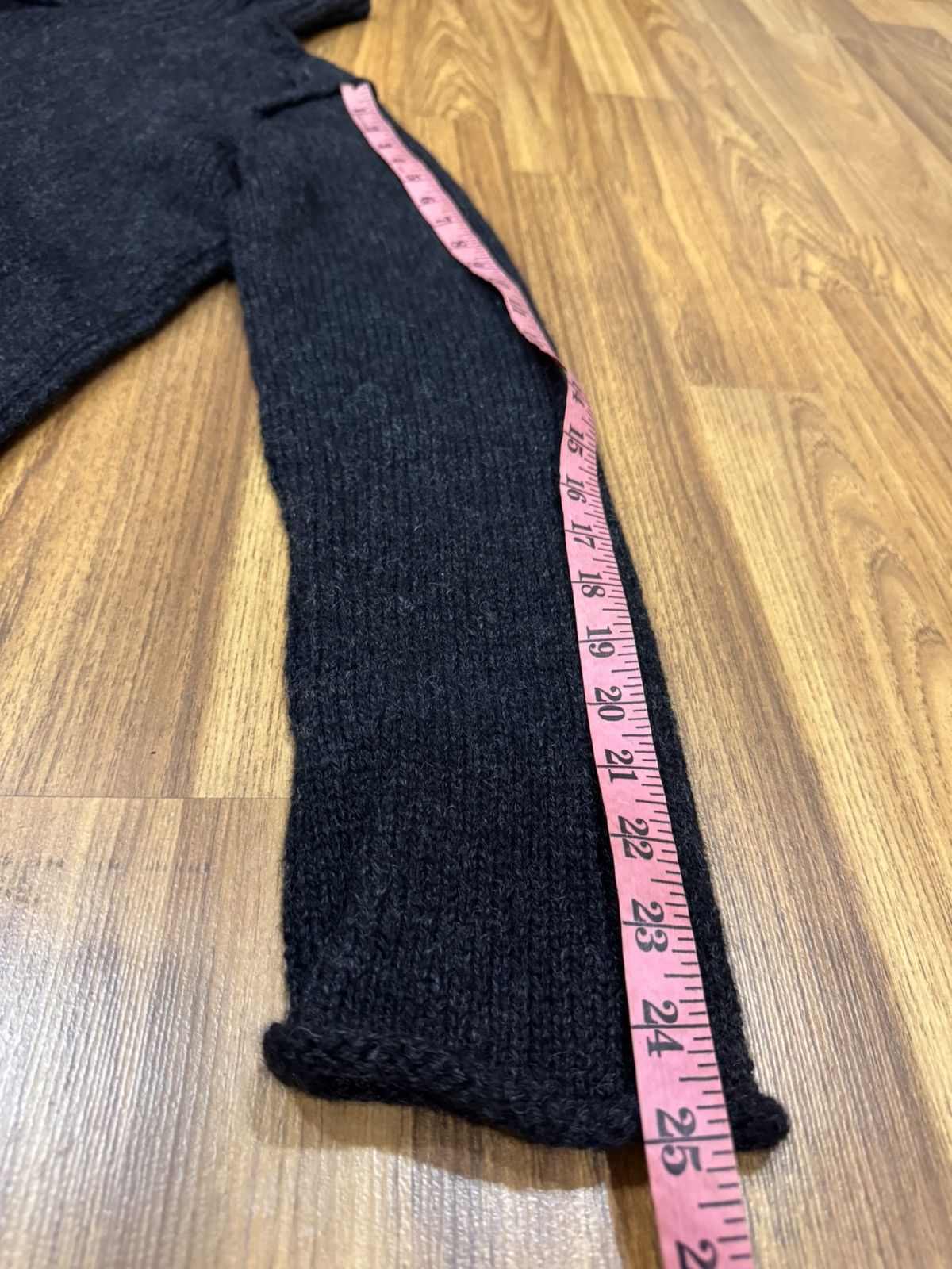 Yuji Yamada YUJI FABRICWORK PURE WOOL KNITTED SWEATER Size US M / EU 48-50 / 2 - 5 Thumbnail