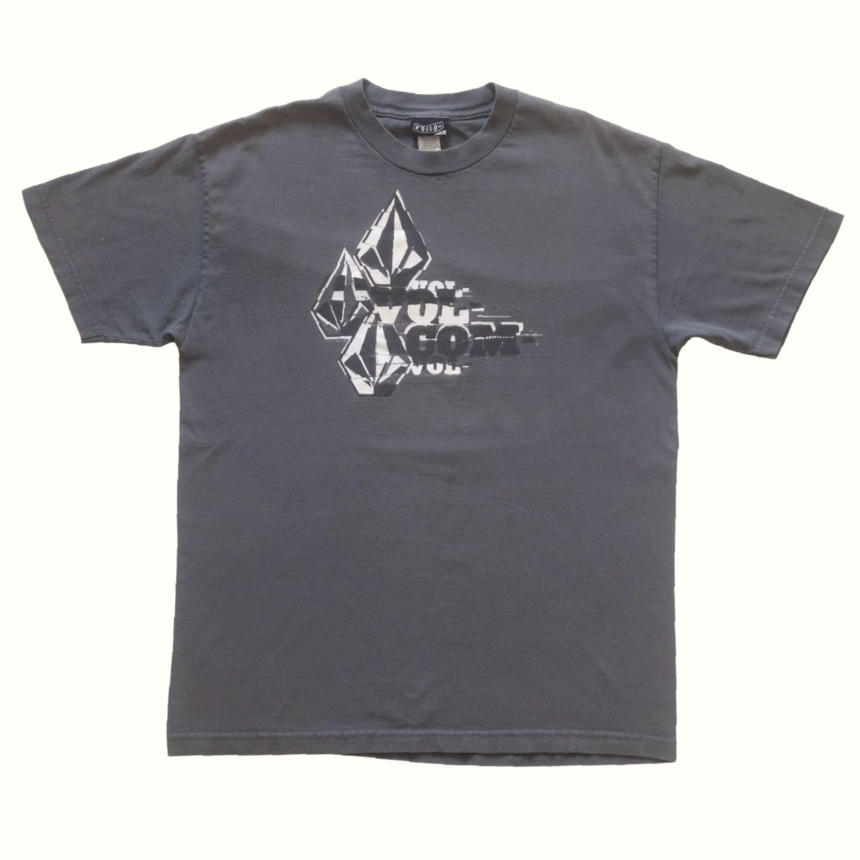 Volcom VINTAGE Volcom Skateboarding 90s Y2K Faded Stone Graphic Gray T-Shirt Mens L Size US L / EU 52-54 / 3 - 2 Thumbnail