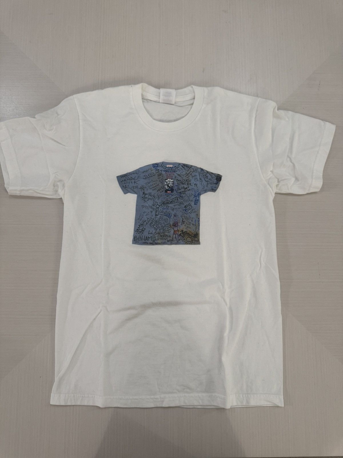 Supreme Supreme 30th Anniversary First Tee White Sz S SS24 USED Size US S / EU 44-46 / 1 - 2 Thumbnail