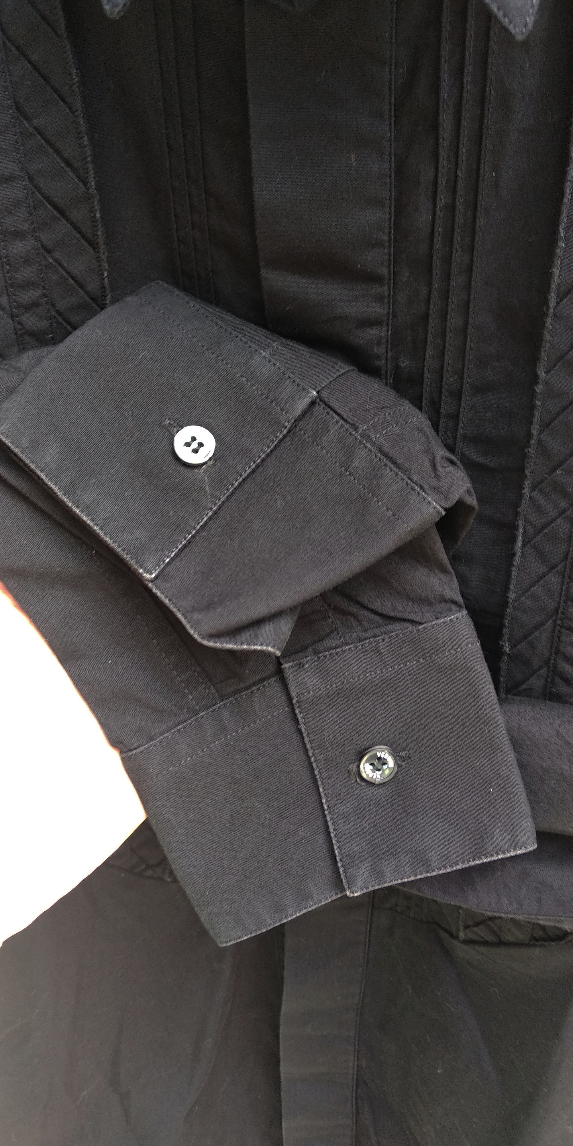 Versus Versace Black versus versace button up shirt Size M / US 6-8 / IT 42-44 - 3 Thumbnail