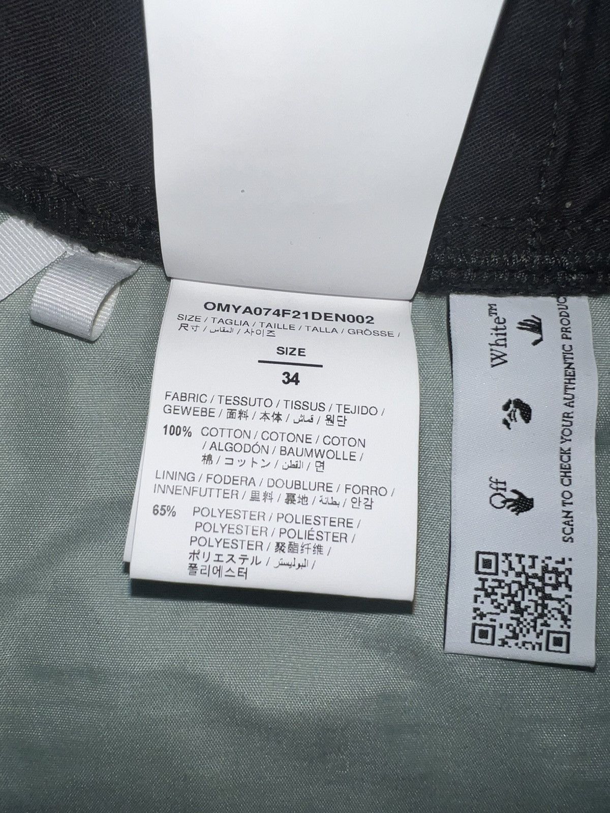 Off-White Off White Jeans Size US 34 / EU 50 - 3 Thumbnail