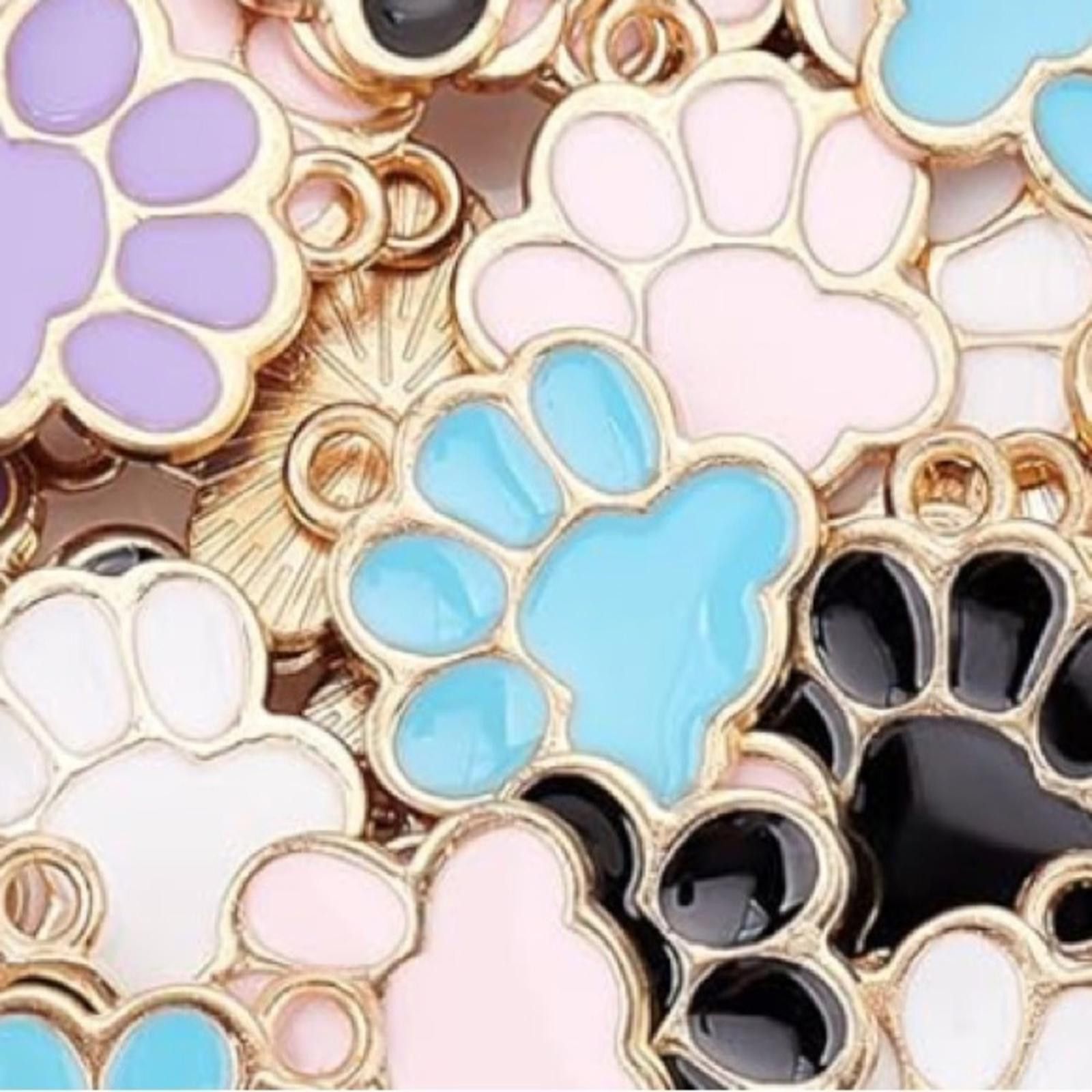 Other Paw Print Charms Women’s Multicolor Gold DIY Pendant Jewelry Size ONE SIZE - 1 Thumbnail