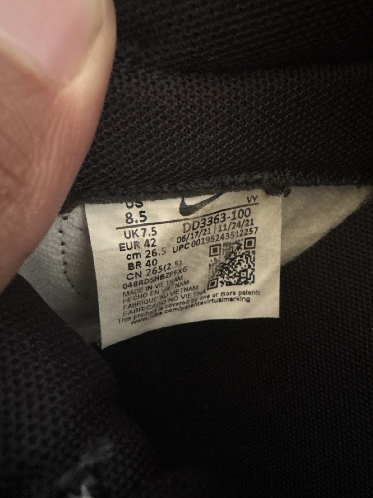Nike Nike Dunk Low EMB X NBA 75th Anniversary Bulls Size 8.5 Size US 8.5 / EU 41-42 - 6 Thumbnail