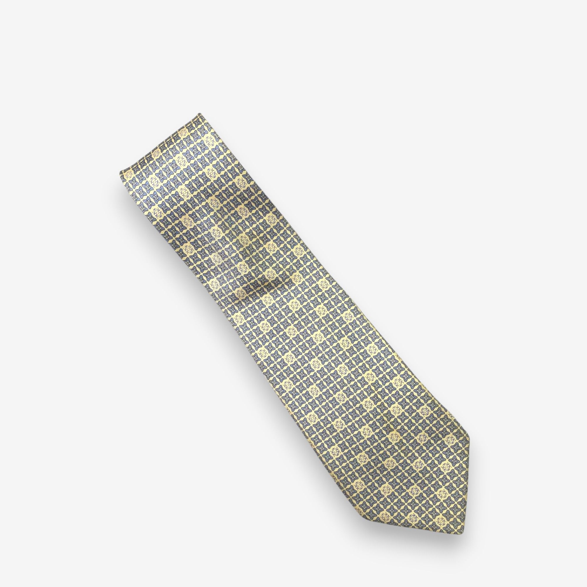 Japanese Brand Vintage Loewe SILK Necktie Cravate Pure Silk Neck Tie Size ONE SIZE - 2 Thumbnail