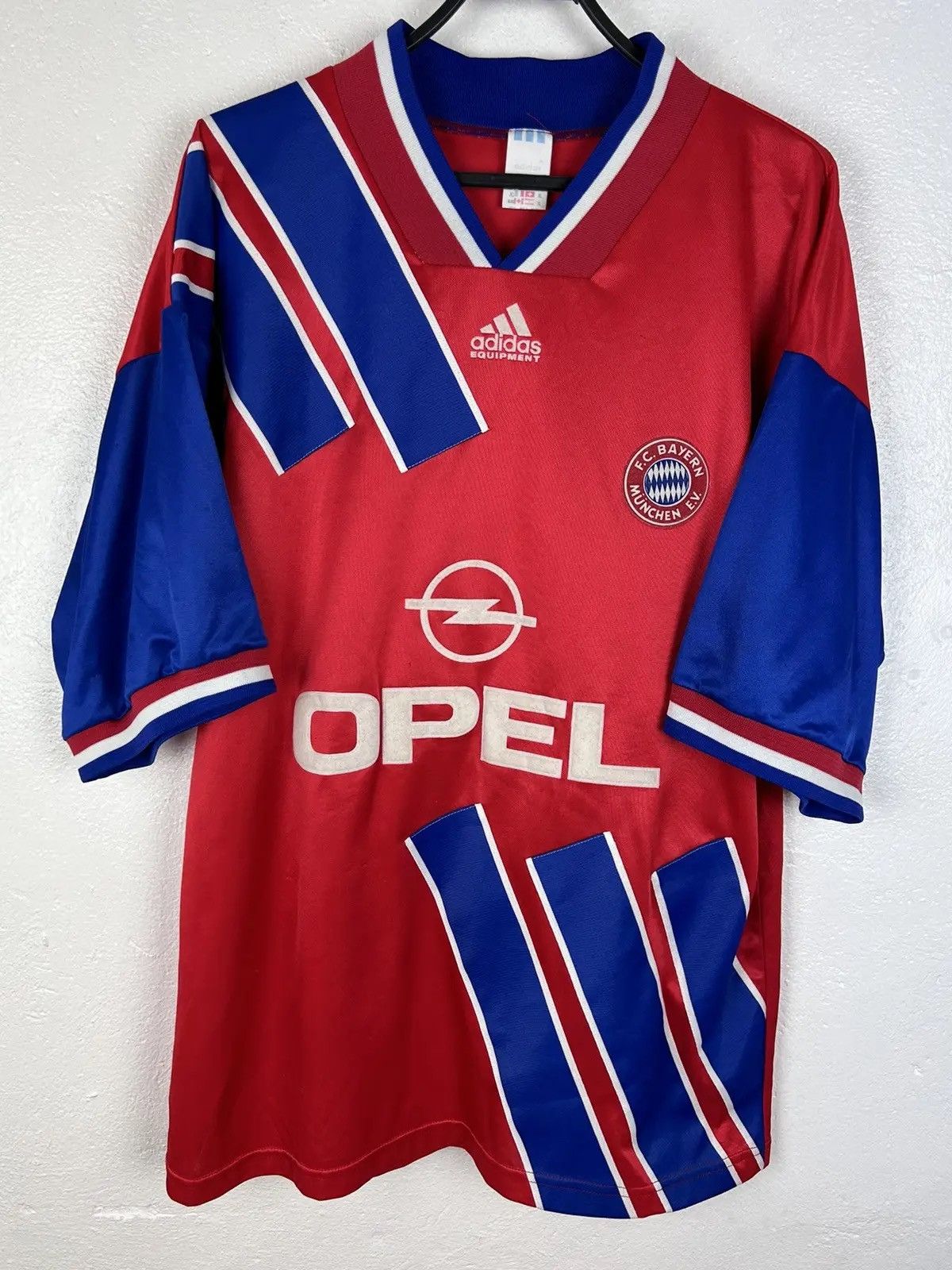Adidas × Vintage 90s Adidas EQT Bayern Munchen T-shirt Jersey XS