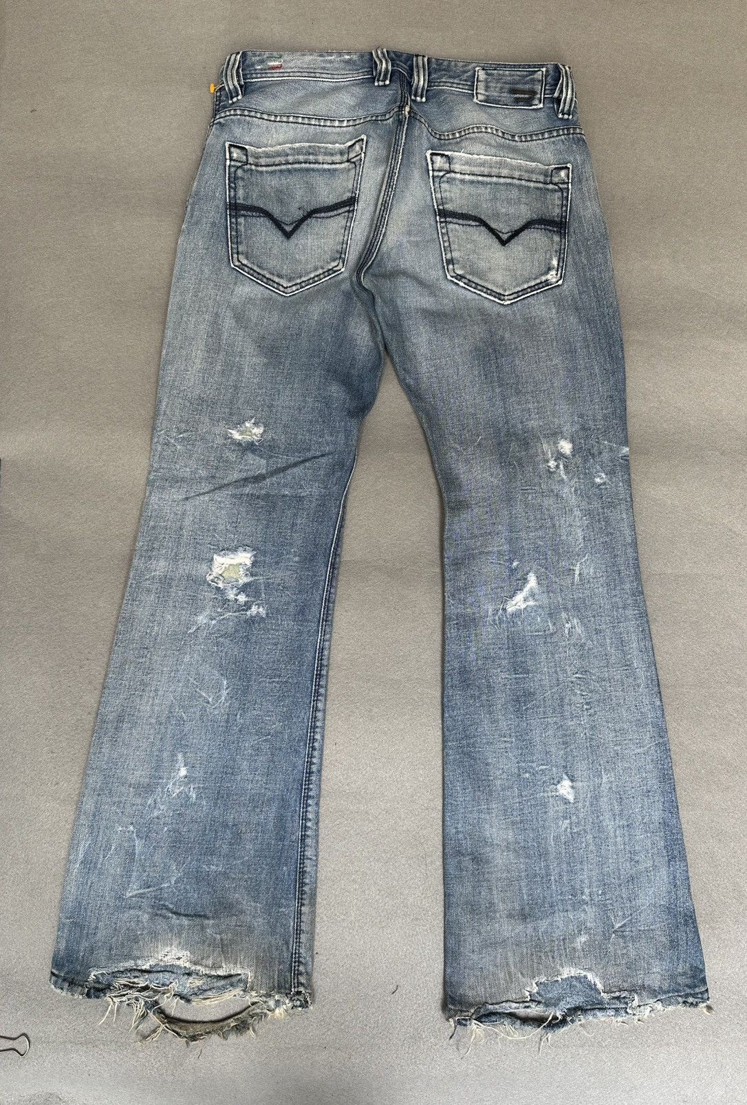 Diesel FLARE Diesel Distressed Denim Size US 32 / EU 48 - 2 Thumbnail