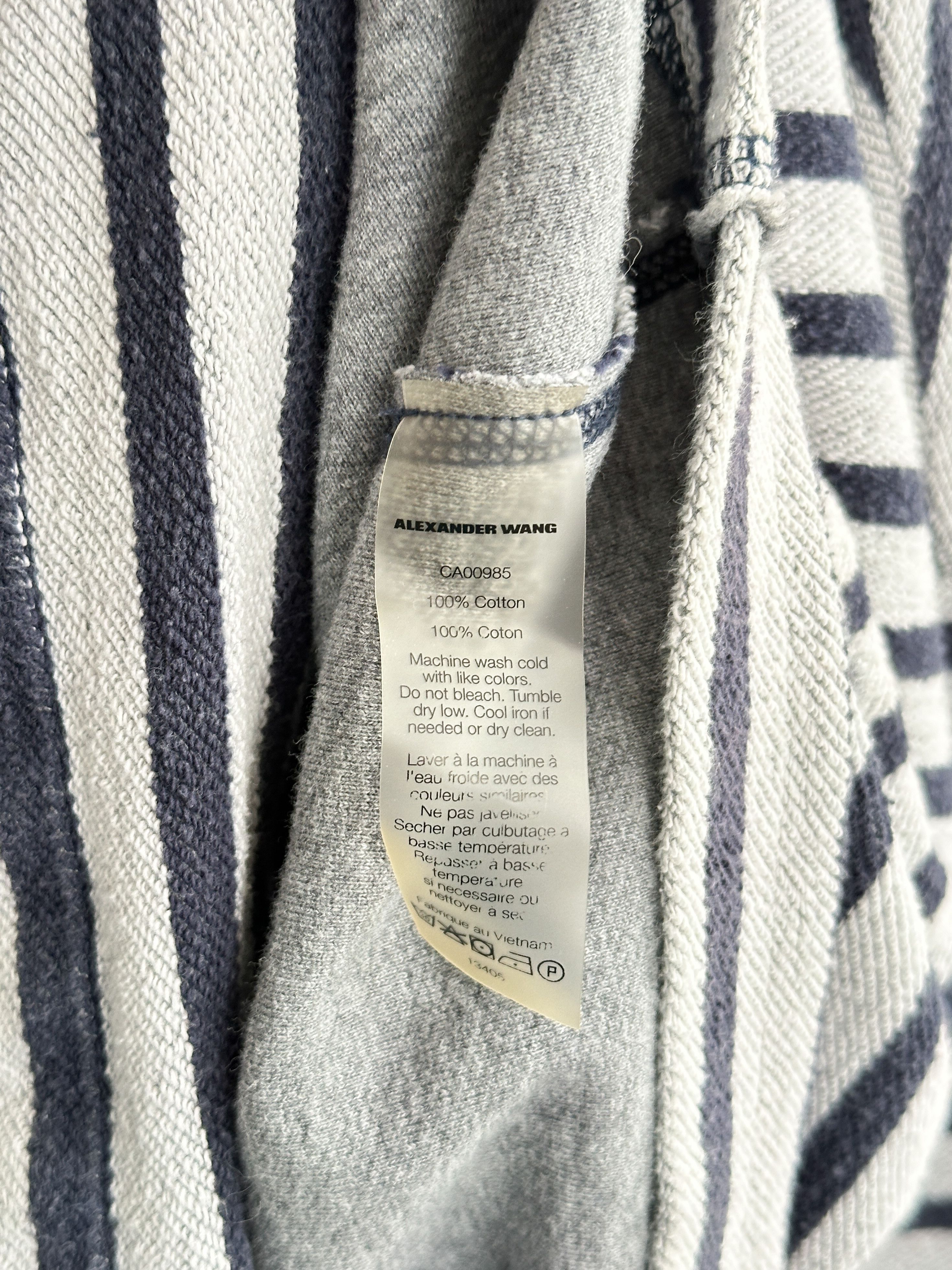 Alexander Wang Alexander Wang Stripped Hoodie Size M / US 6-8 / IT 42-44 - 10 Thumbnail