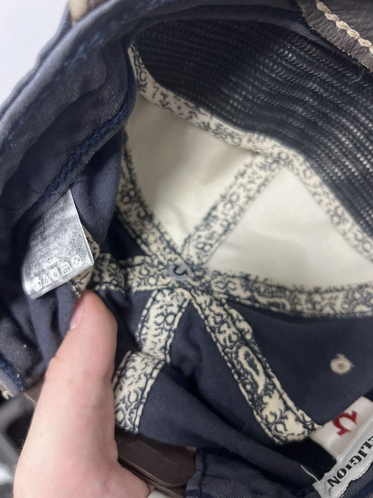 True Religion Vintage True Religion Cap Hat 90s Distrissed Y2K Size ONE SIZE - 12 Thumbnail