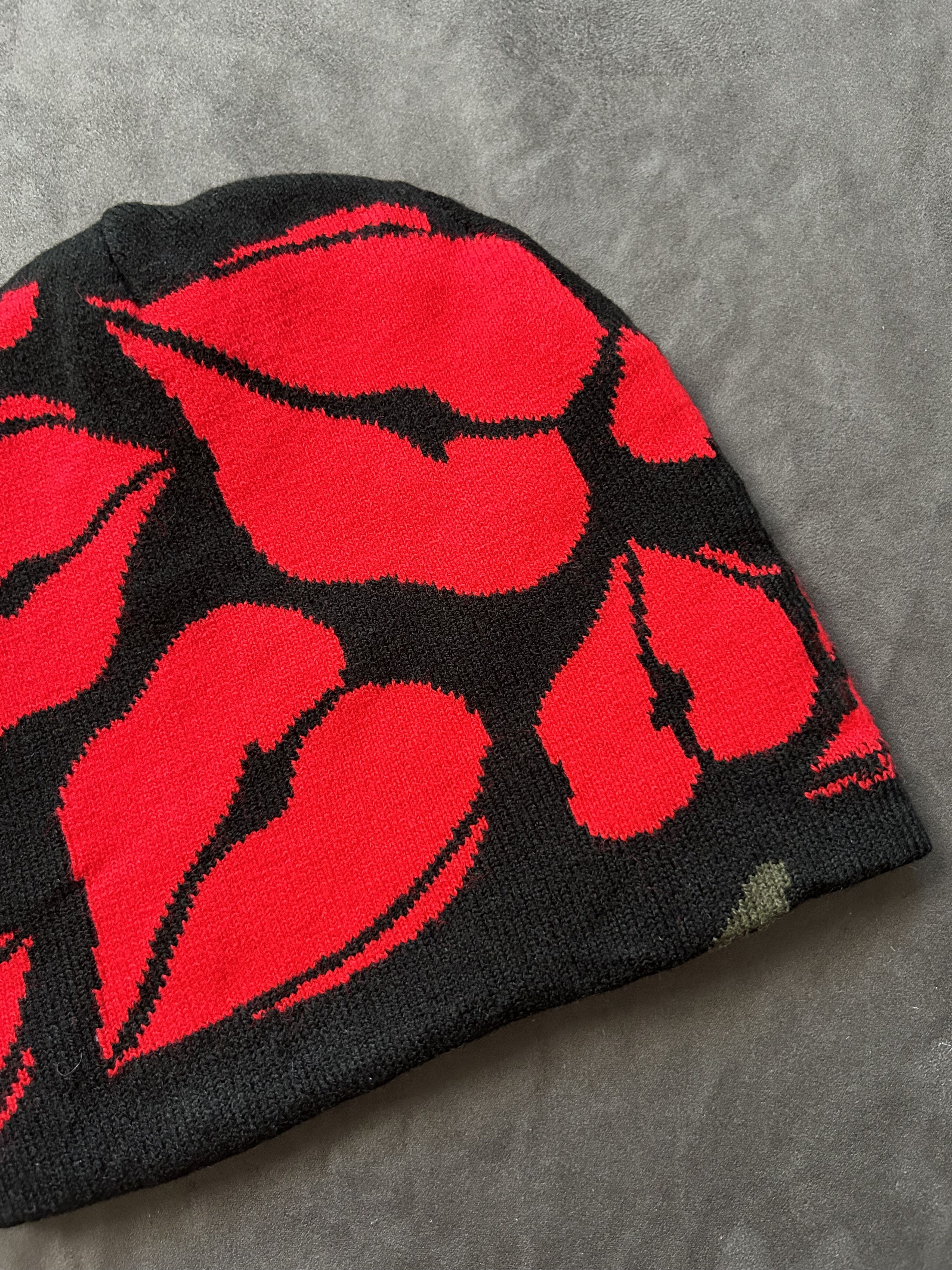 Japanese Brand Rare Laropa No Cuff Knit Reversible Beanie Hat Black OS Size ONE SIZE - 3 Thumbnail